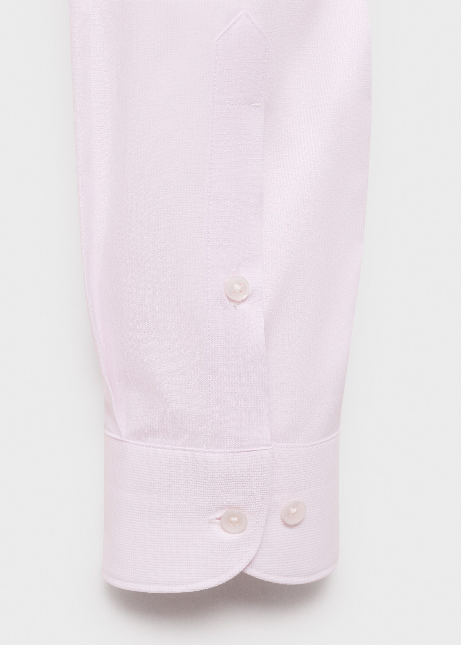 Slim Fit-Anzughemd aus 100 % Baumwolle - Detail des Artikels 0