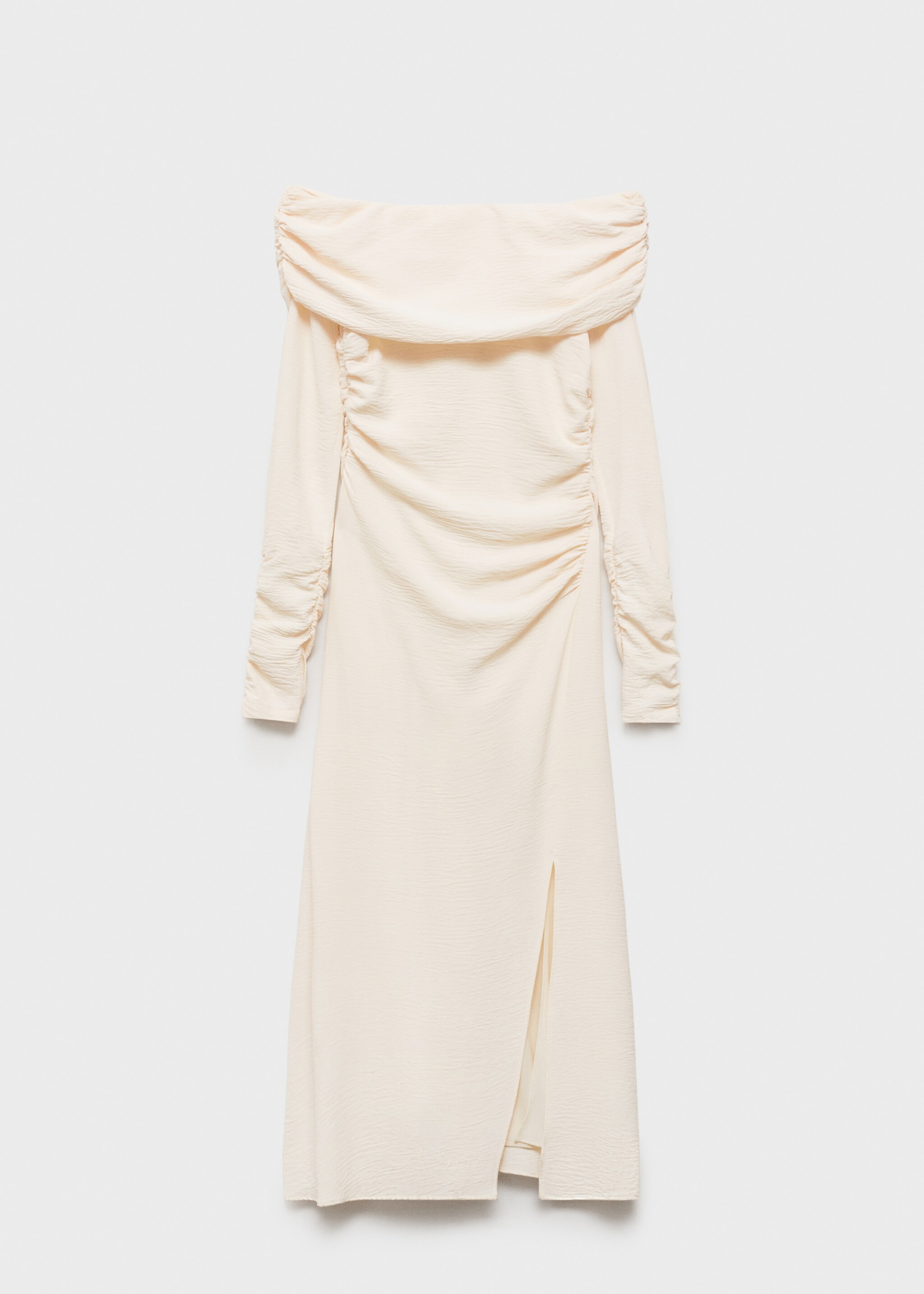 Off-the-shoulder draped dress - Article without model