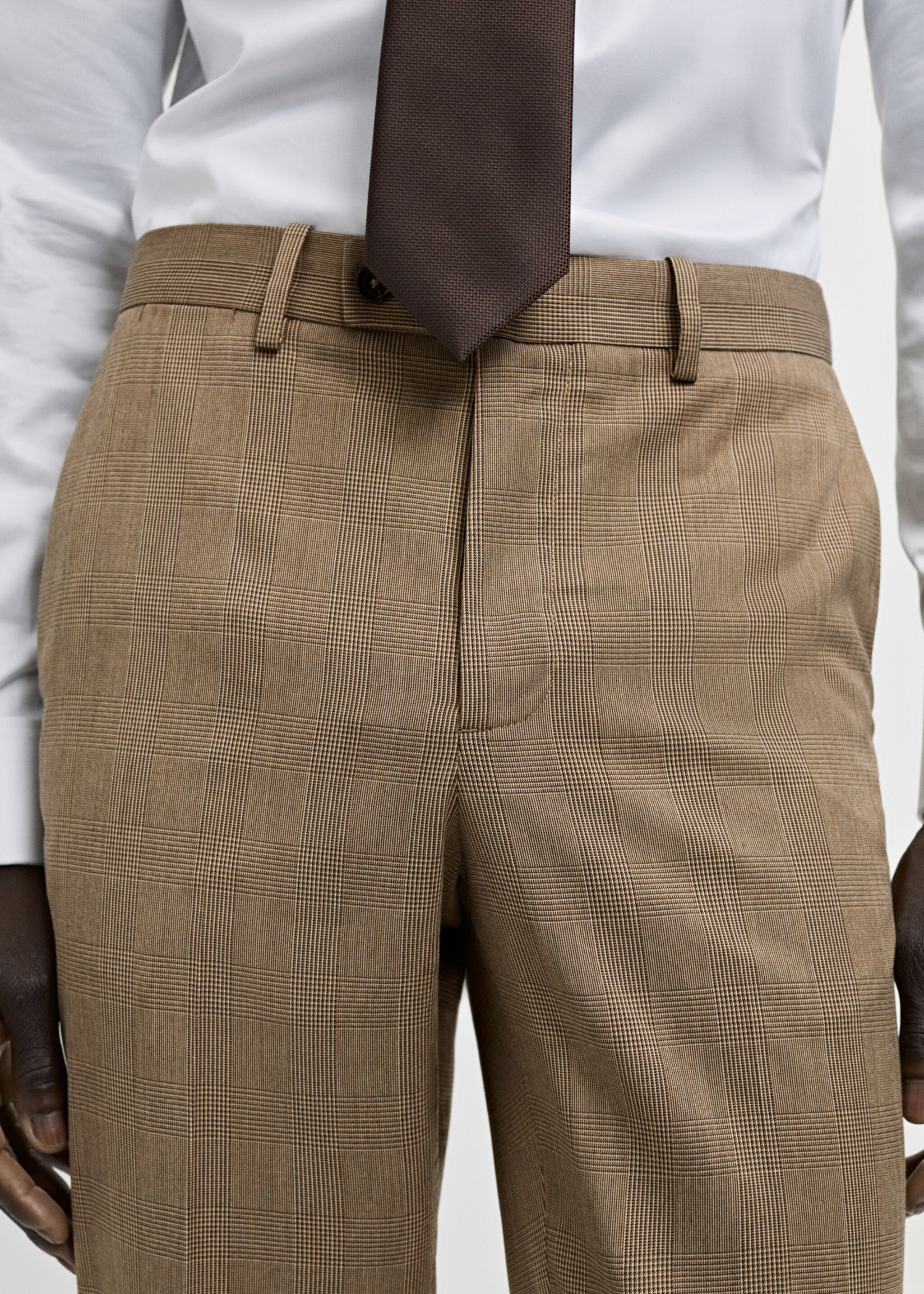 Milan Prince of Wales check suit trousers - Details of the article 1