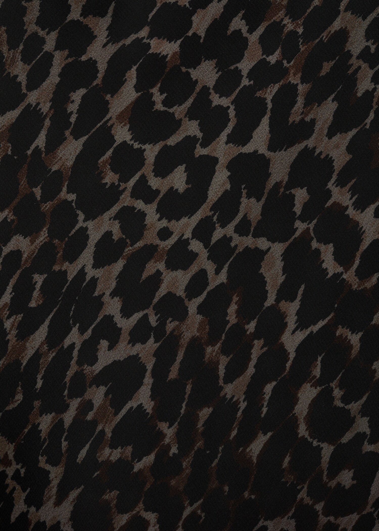 Leopard V-neck dress - Details of the article 0