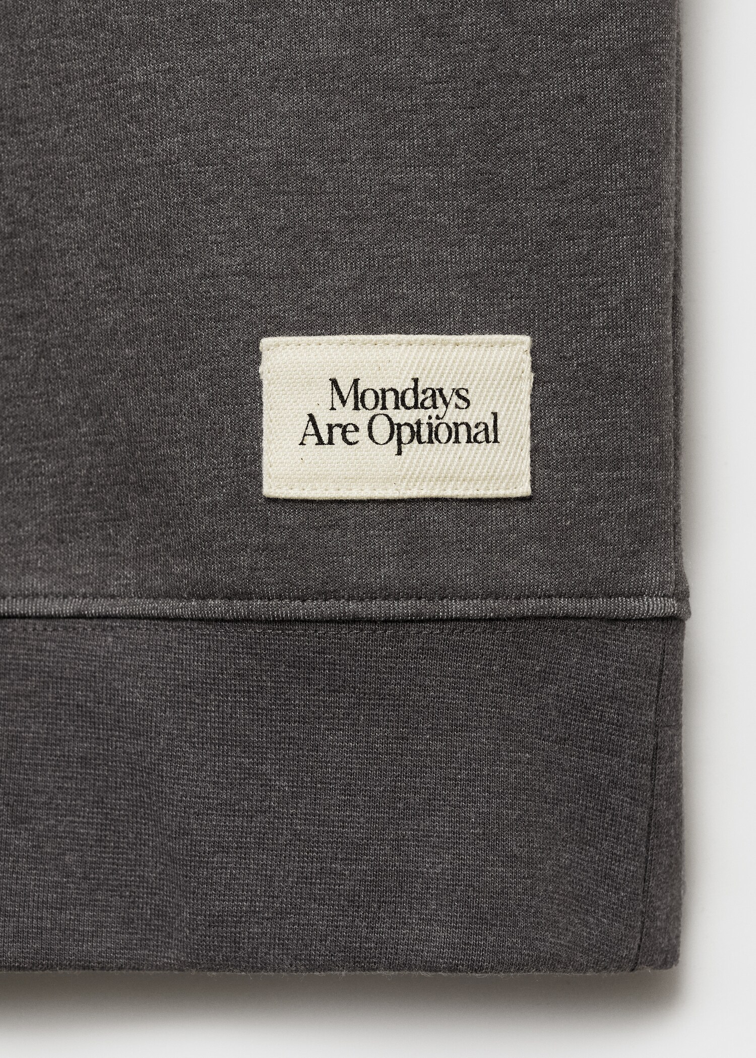 Sudadera polo detalle bordado - Detalle del artículo 0