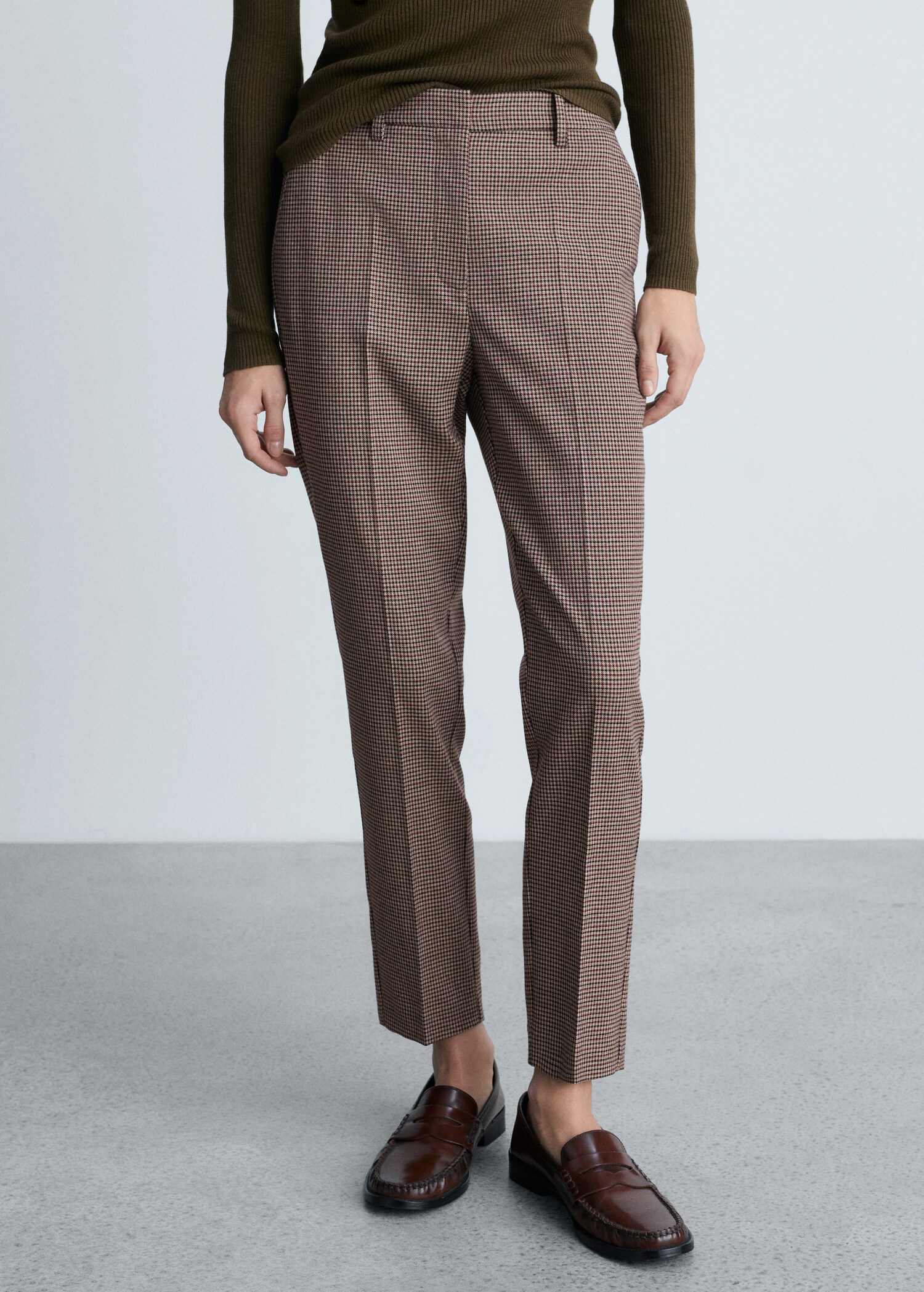 Crop skinny trousers - Medium plane