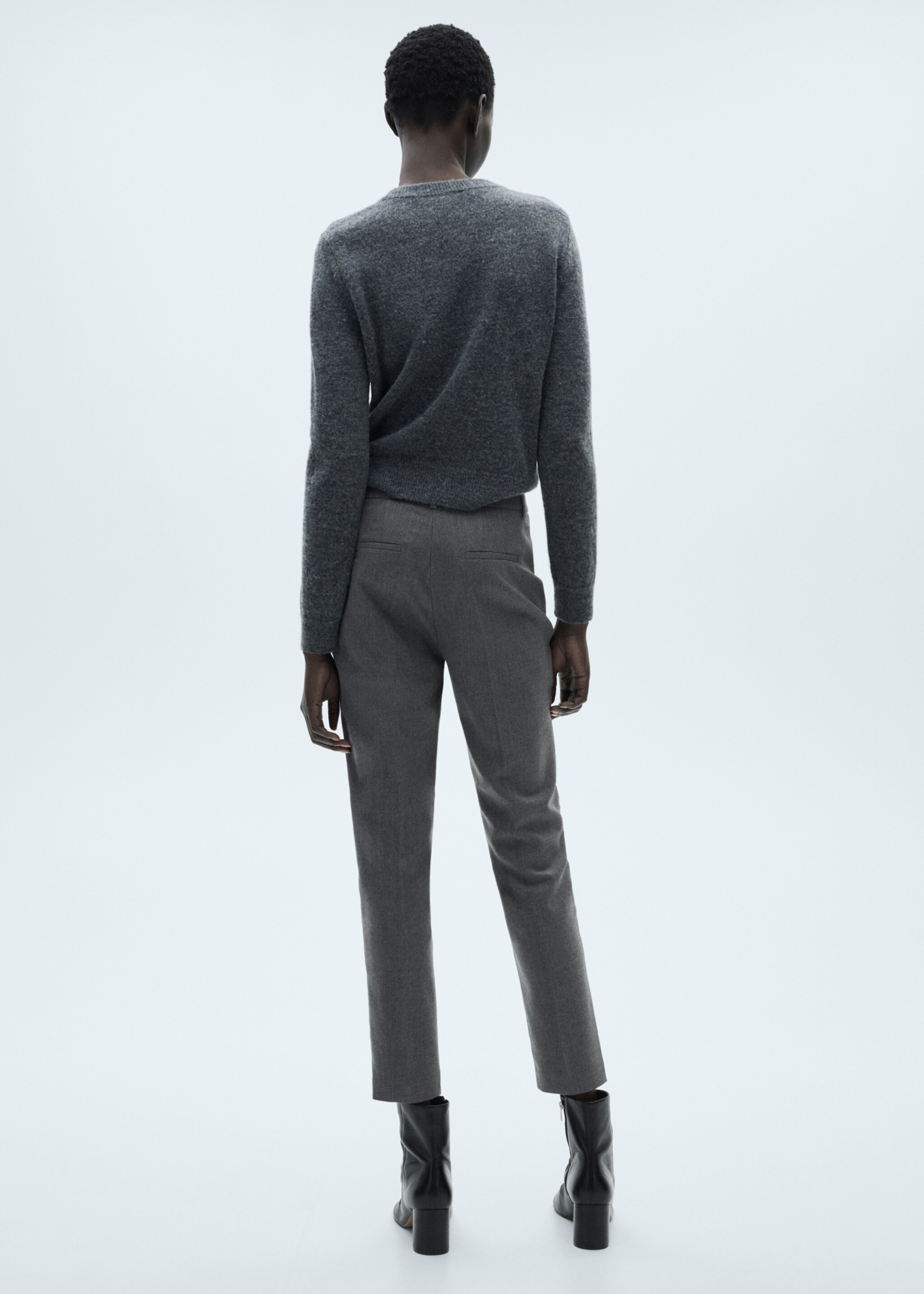 Crop skinny trousers - Reverse of the article