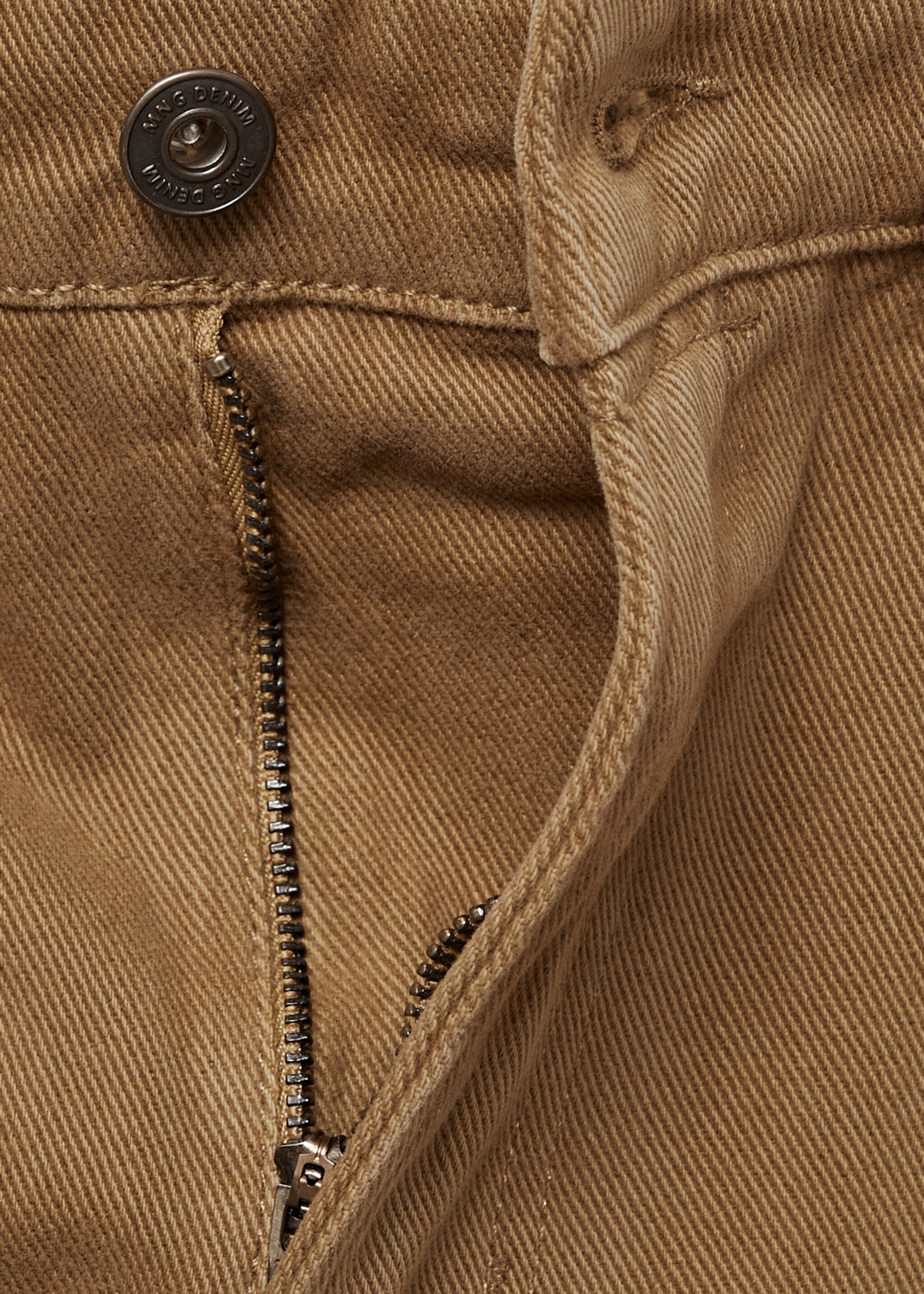 Straight fit cotton jeans - Details of the article 0