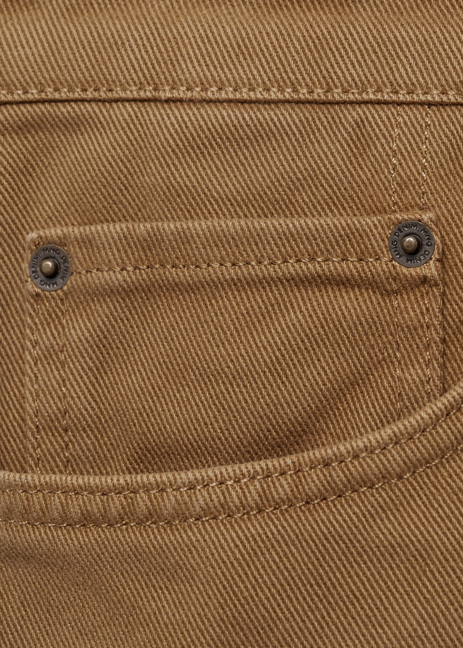 Straight fit cotton jeans - Details of the article 8