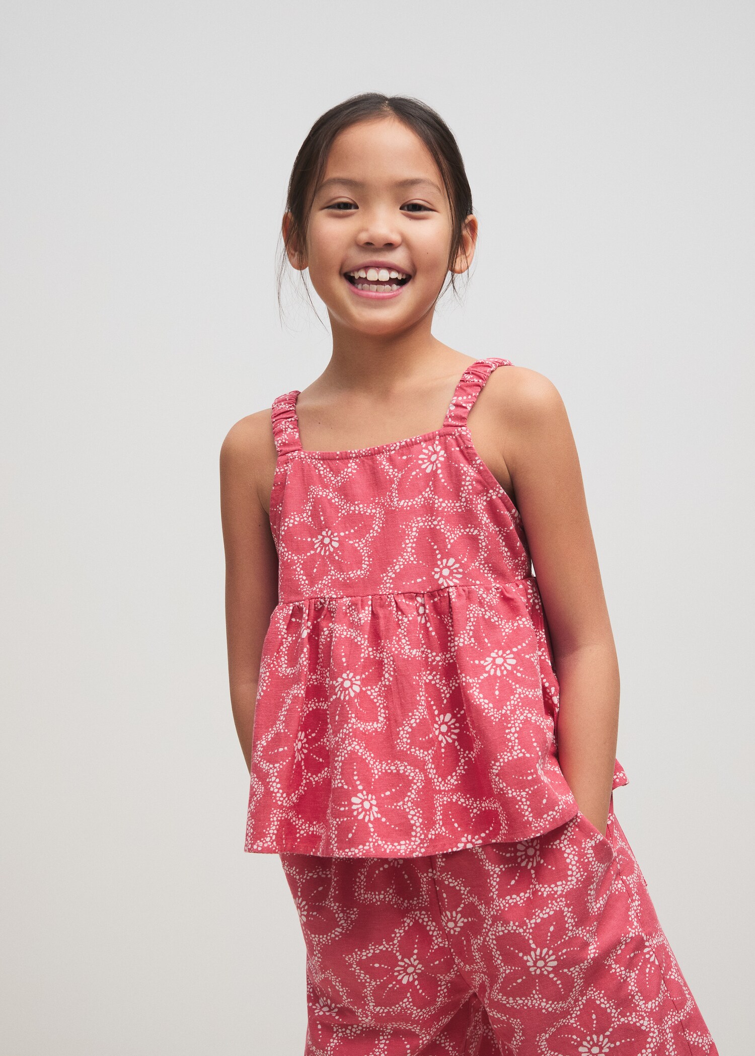 Blusa estampado floral - Plano medio