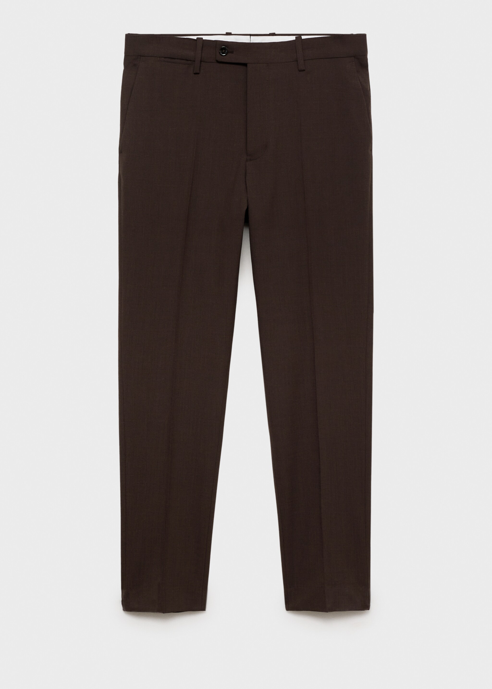 Turin pantalon 100% wol - Artikel zonder model, Bruin. Ref: 87090621-00.