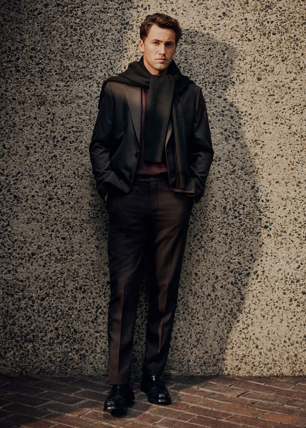 Turin 100% wool suit pants