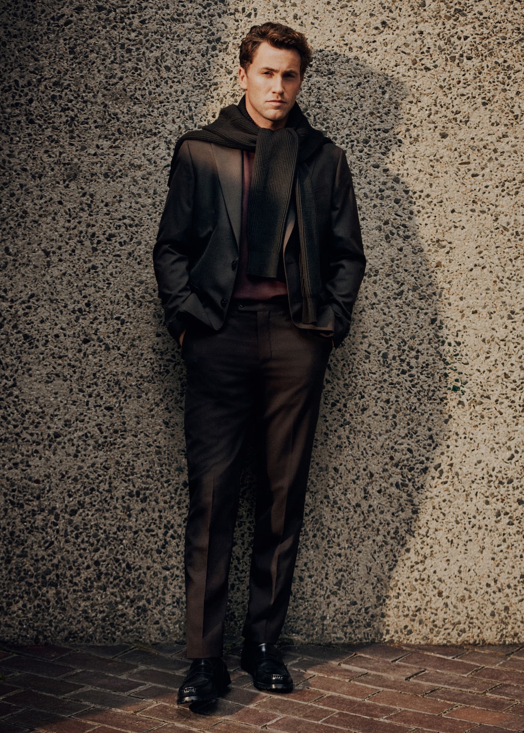 Turin 100% wool suit pants