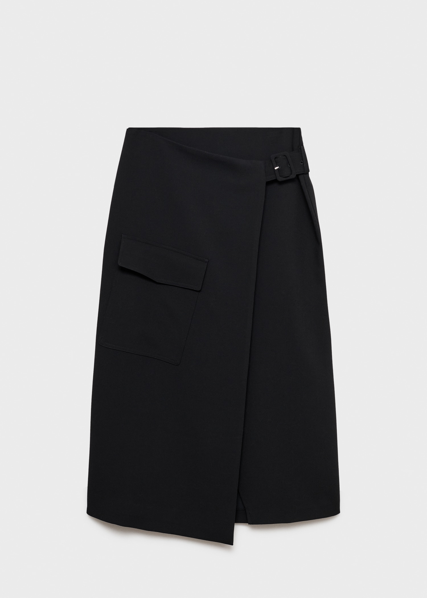 Midi skirt with buckle detail - Article without model
