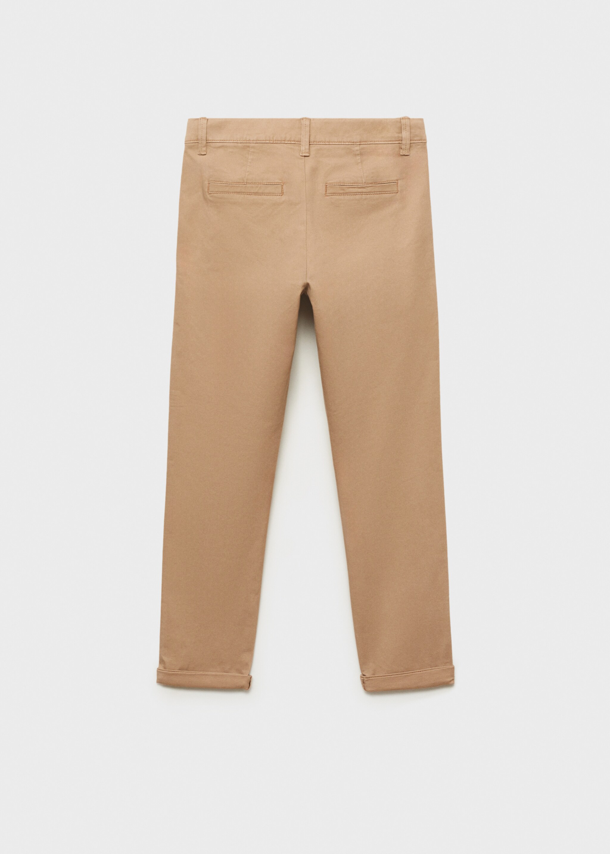 Cotton chinos - Reverse of the article