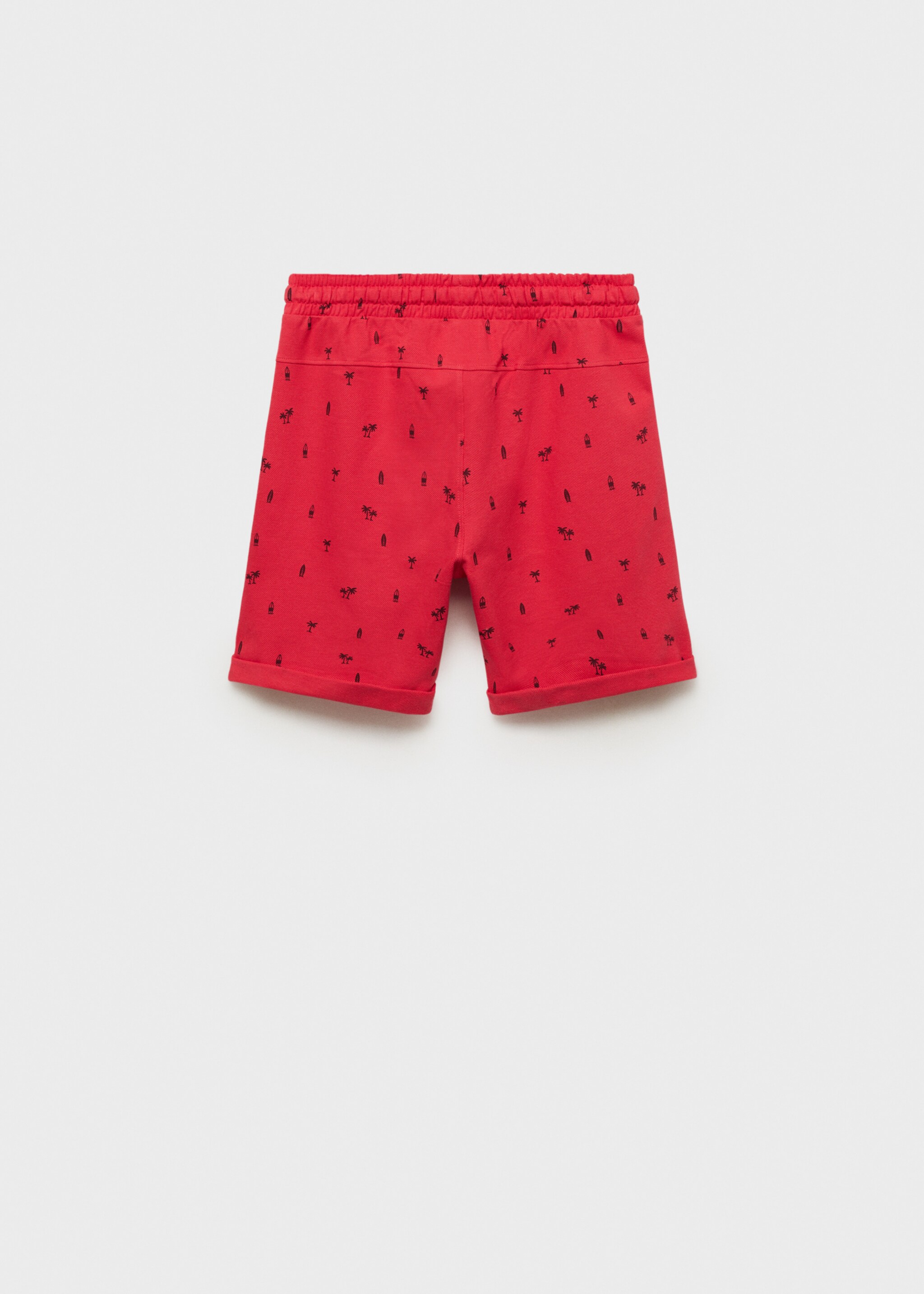 Printed Bermuda shorts - Reverse of the article