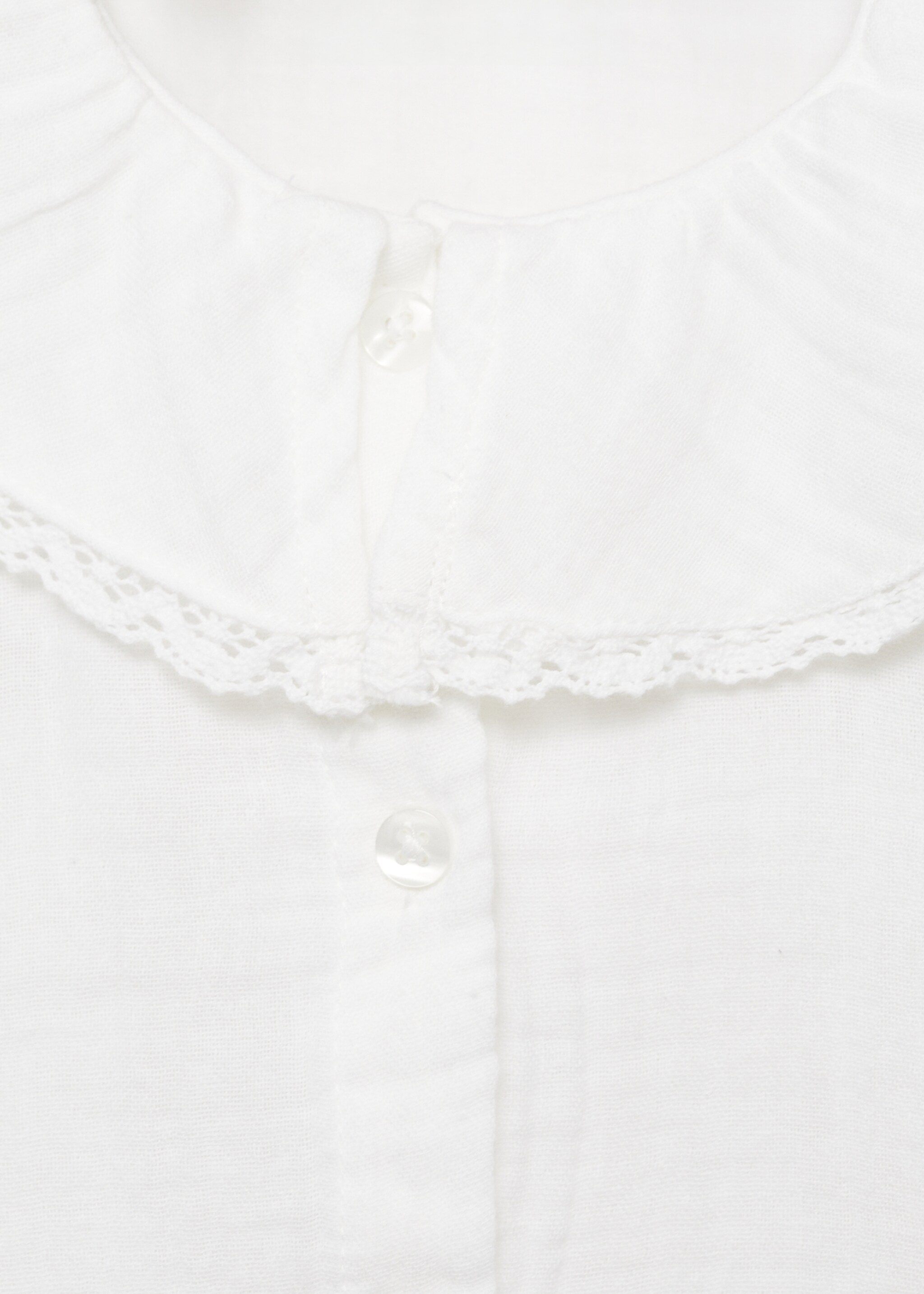Cheesecloth cotton blouse - Details of the article 8