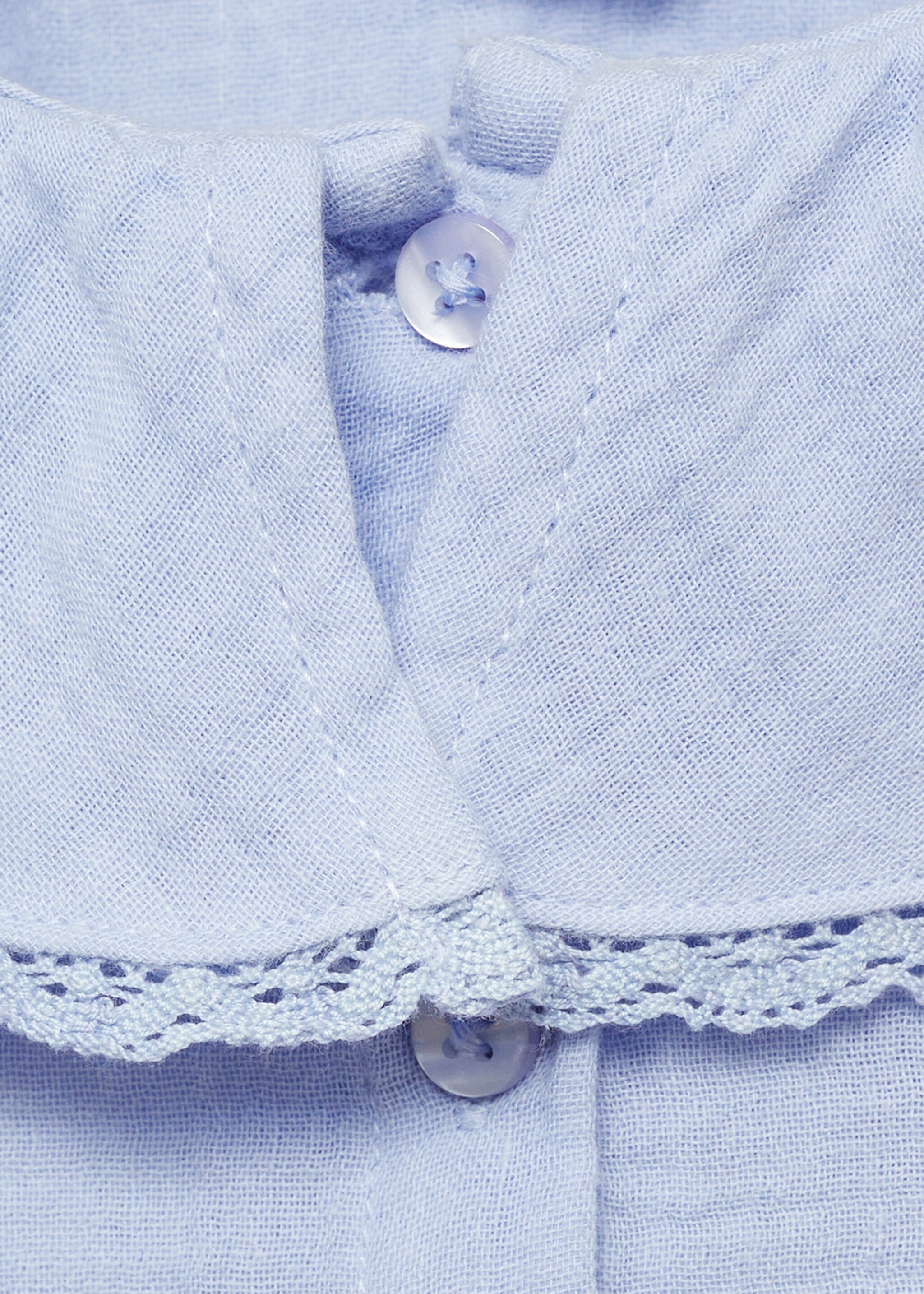 Cheesecloth cotton blouse - Details of the article 8