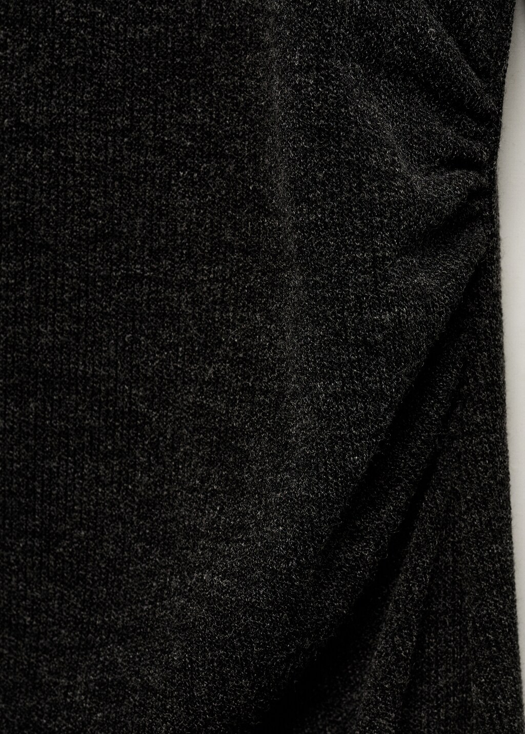 Draped roll neck dress