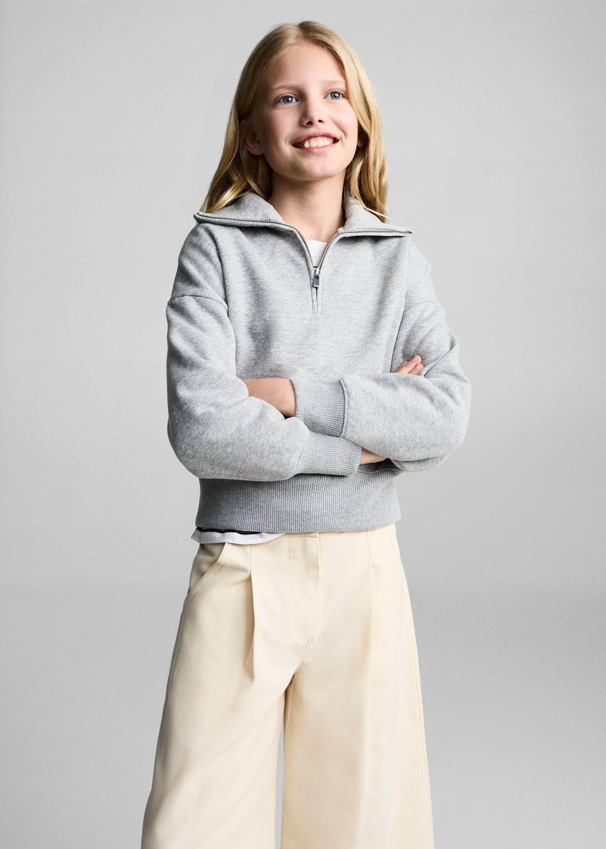 Dart culotte jeans - Medium plane