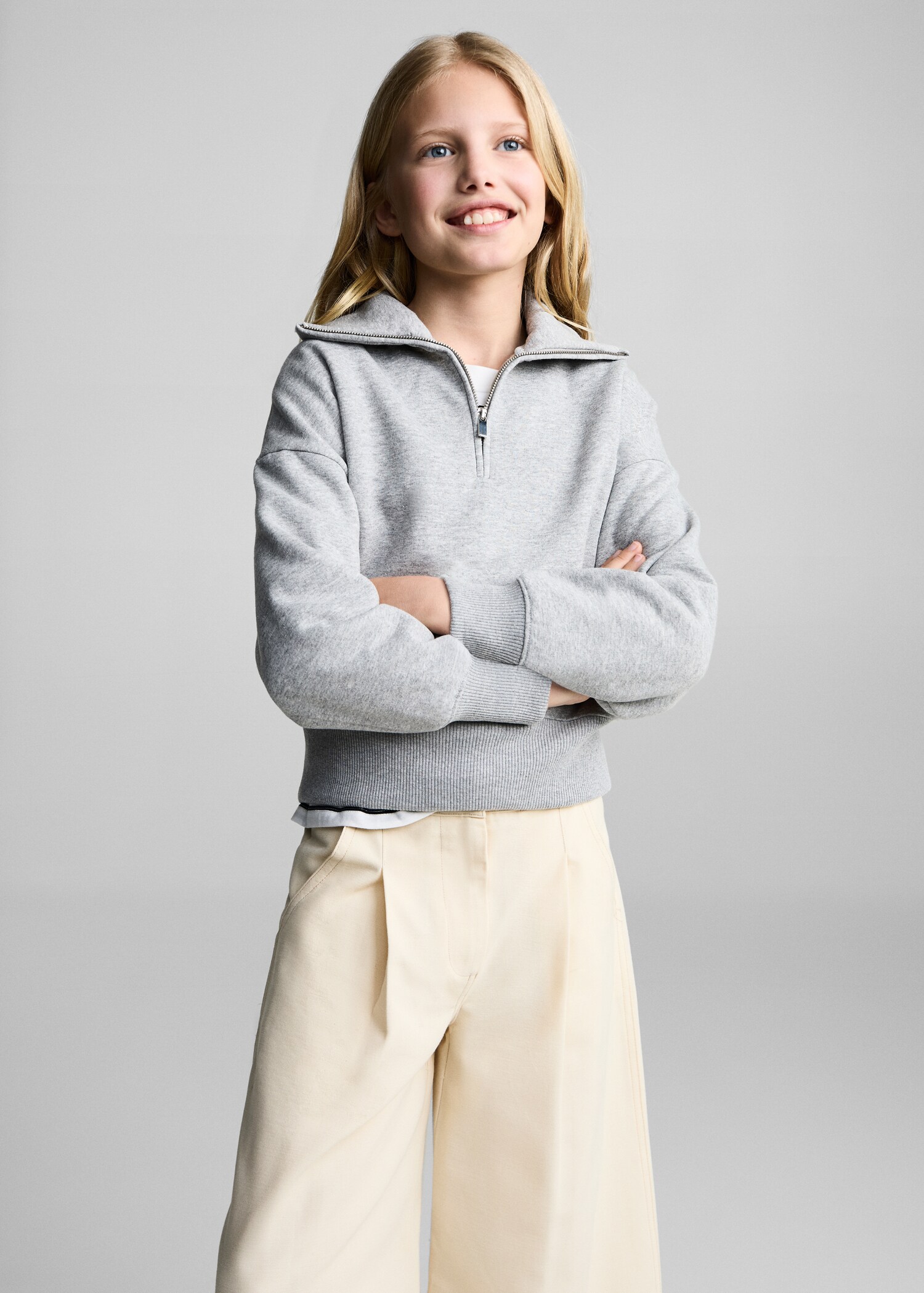 Dart culotte jeans - Medium plane