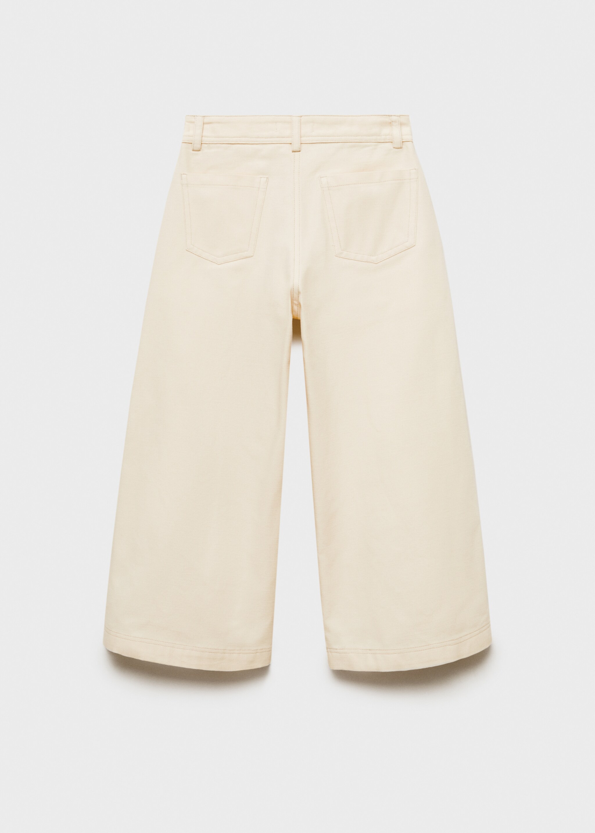 Dart culotte jeans - Reverse of the article