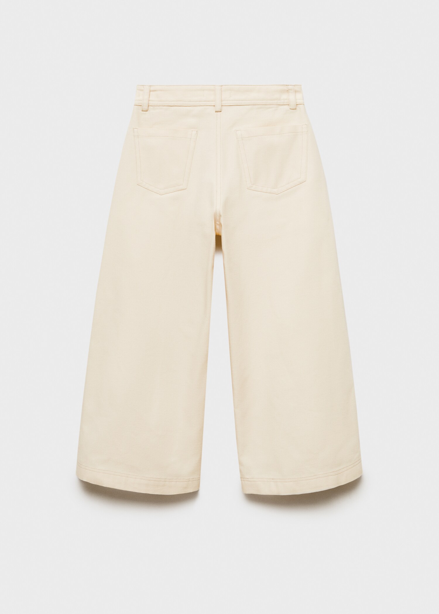 Dart culotte jeans - Reverse of the article