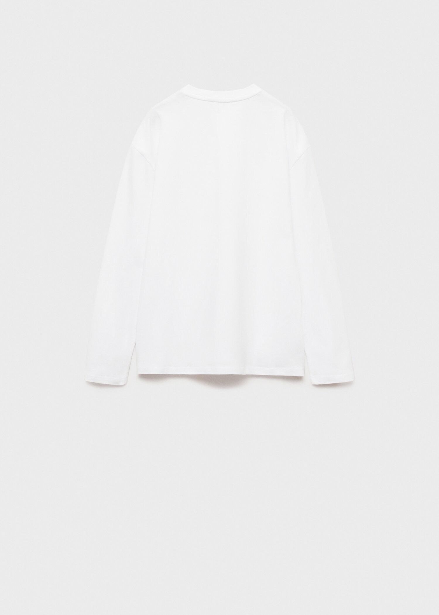 T-shirt coton manches longues - Verso de l’article
