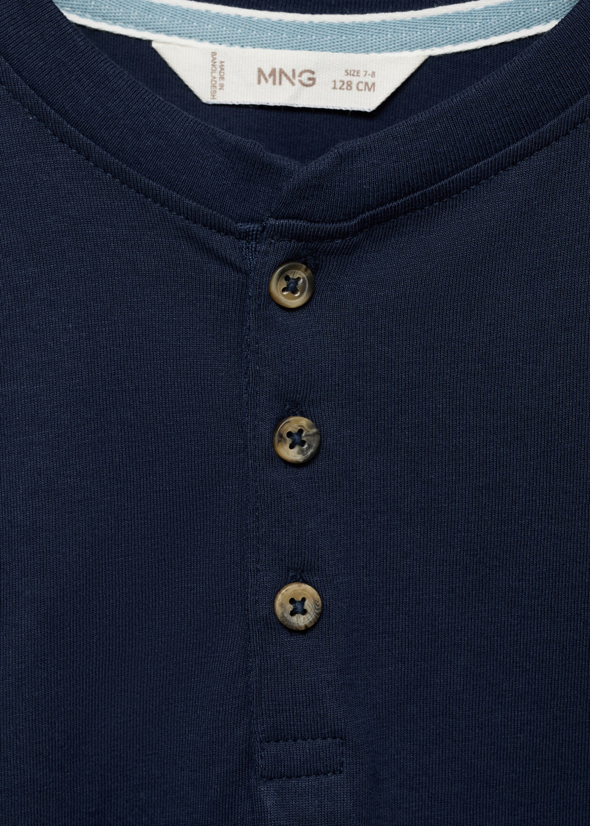 Long sleeve cotton t-shirt - Details of the article 8