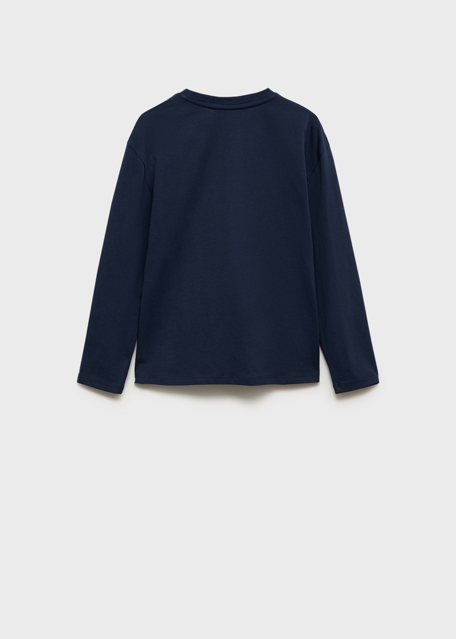 Long Sleeve Cotton T shirt Kids MANGO China long-sleeve-cotton-t-shirt-kids-mango-china