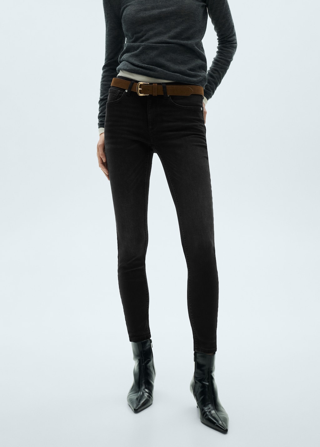 Mango Push-up low-rise skinny jeans
