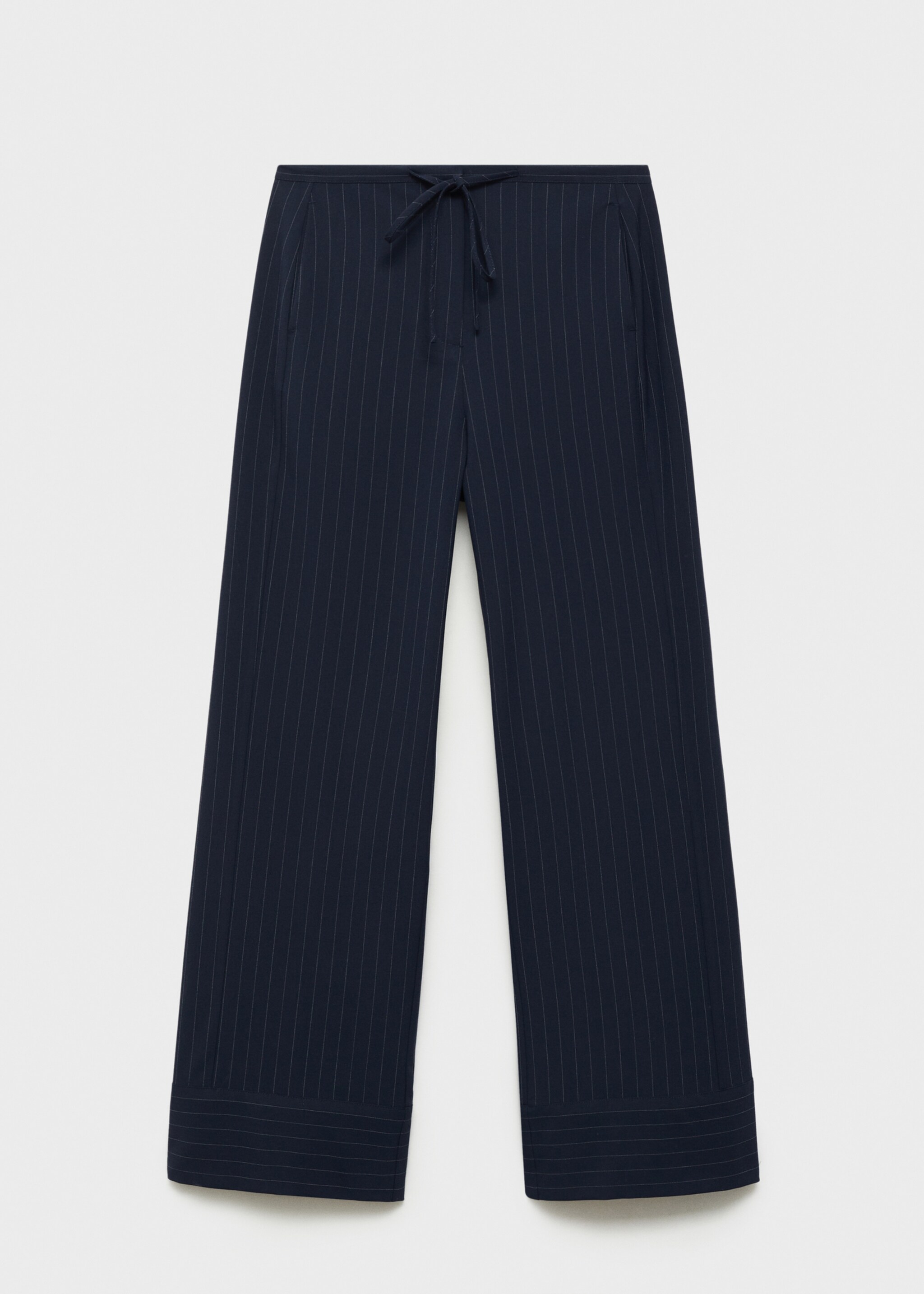 Pantalon droit fines rayures - Article sans modèle