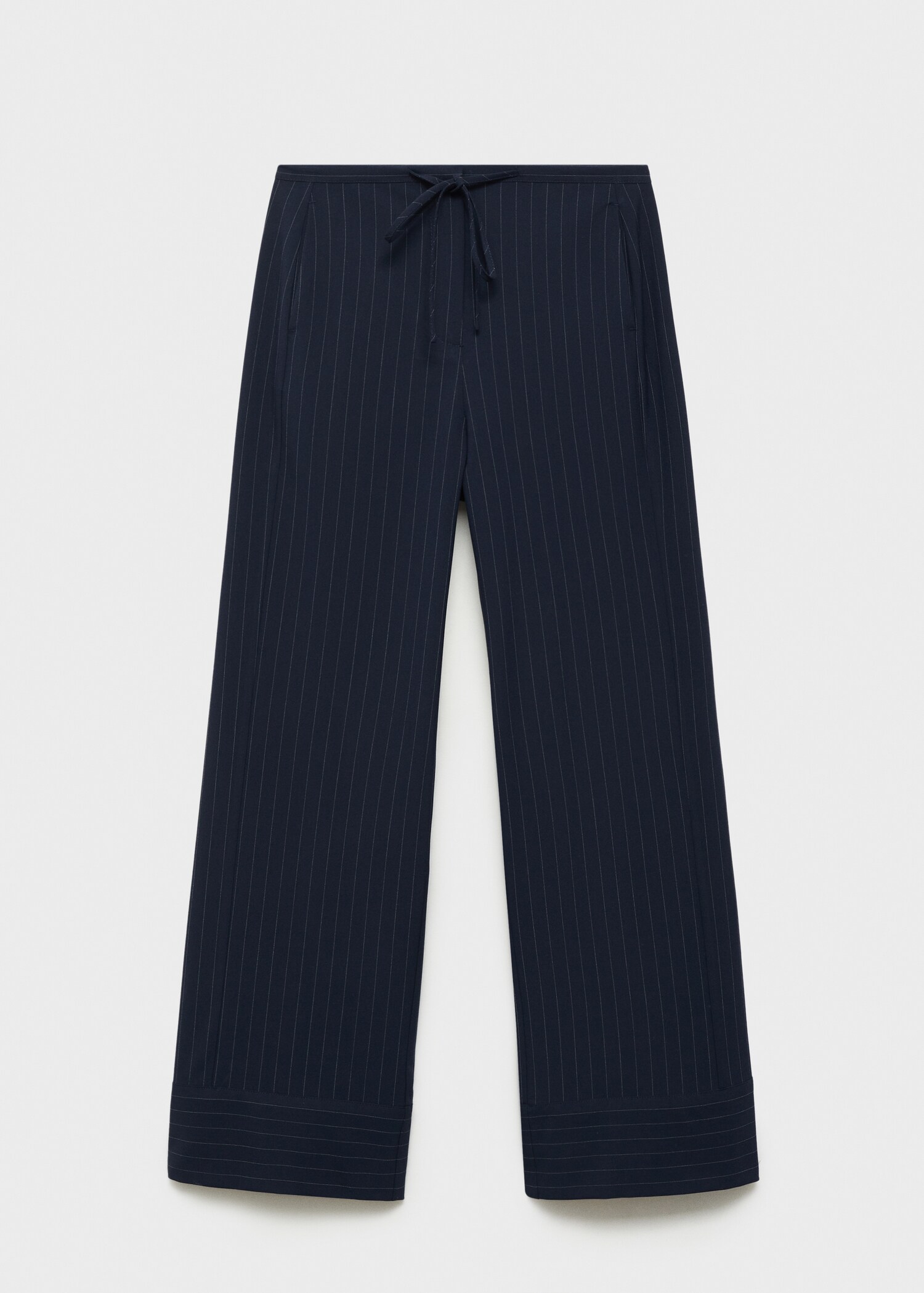 Pantalon droit fines rayures - Article sans modèle