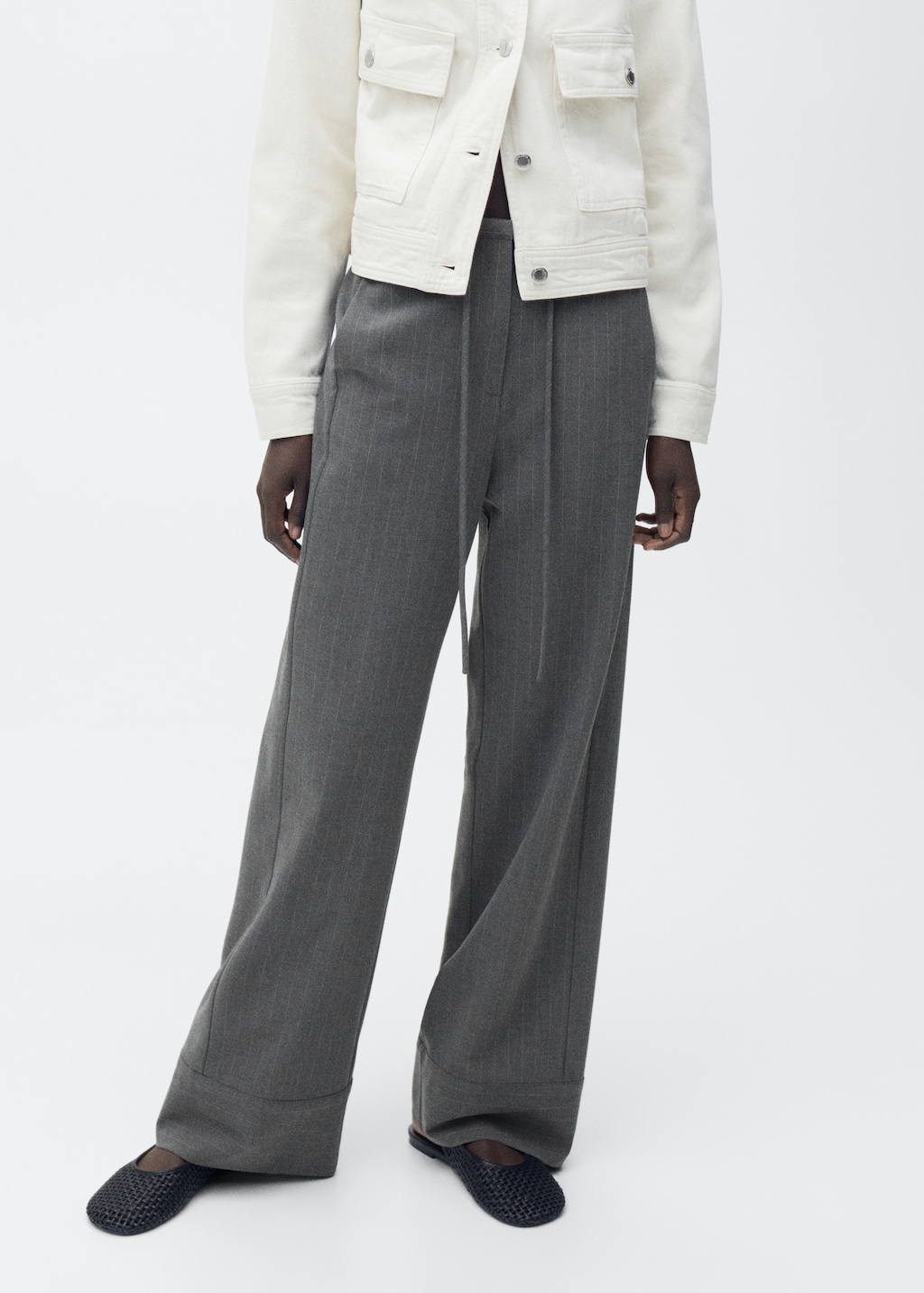 Pantalón recto raya diplomática