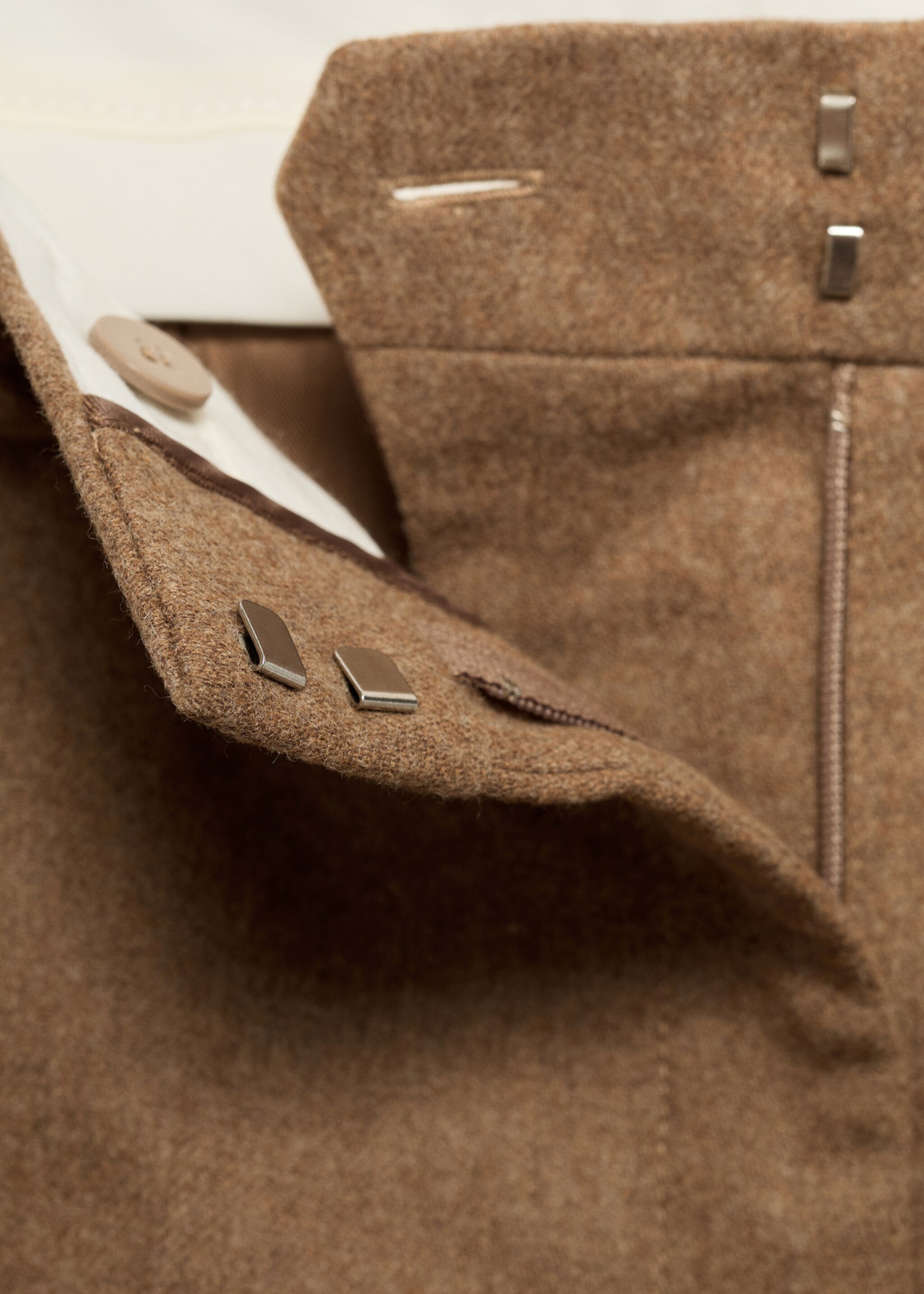 Pantalón traje mezcla lana - Detalle del artículo 0