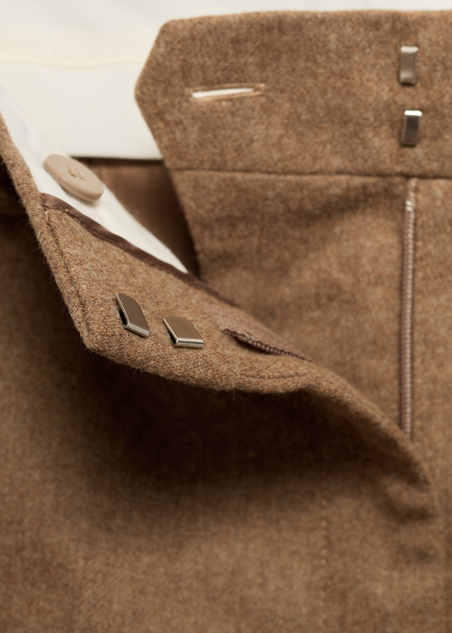 Pantalón traje mezcla lana - Detalle del artículo 0