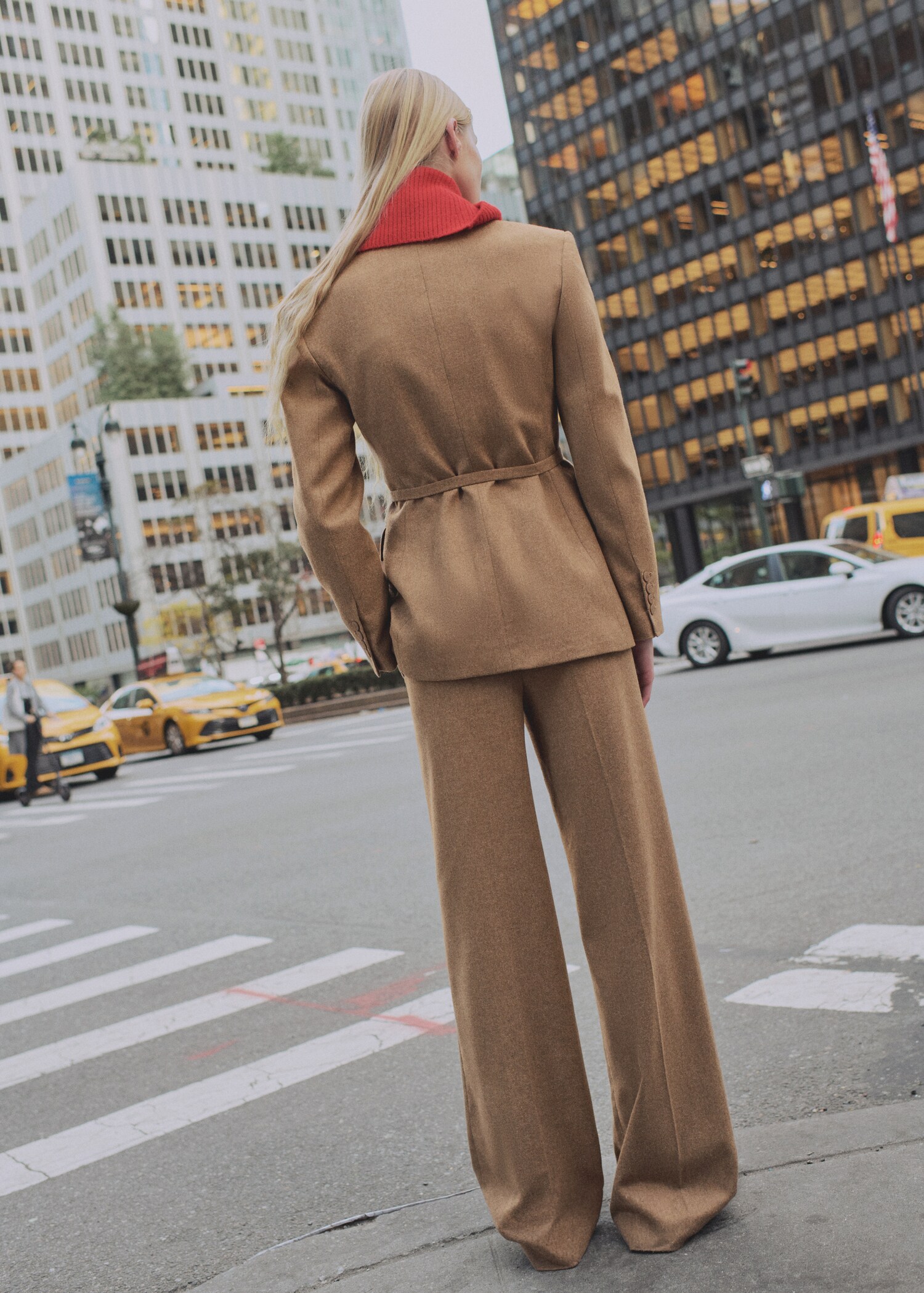Pantalón traje mezcla lana - Reverso del artículo