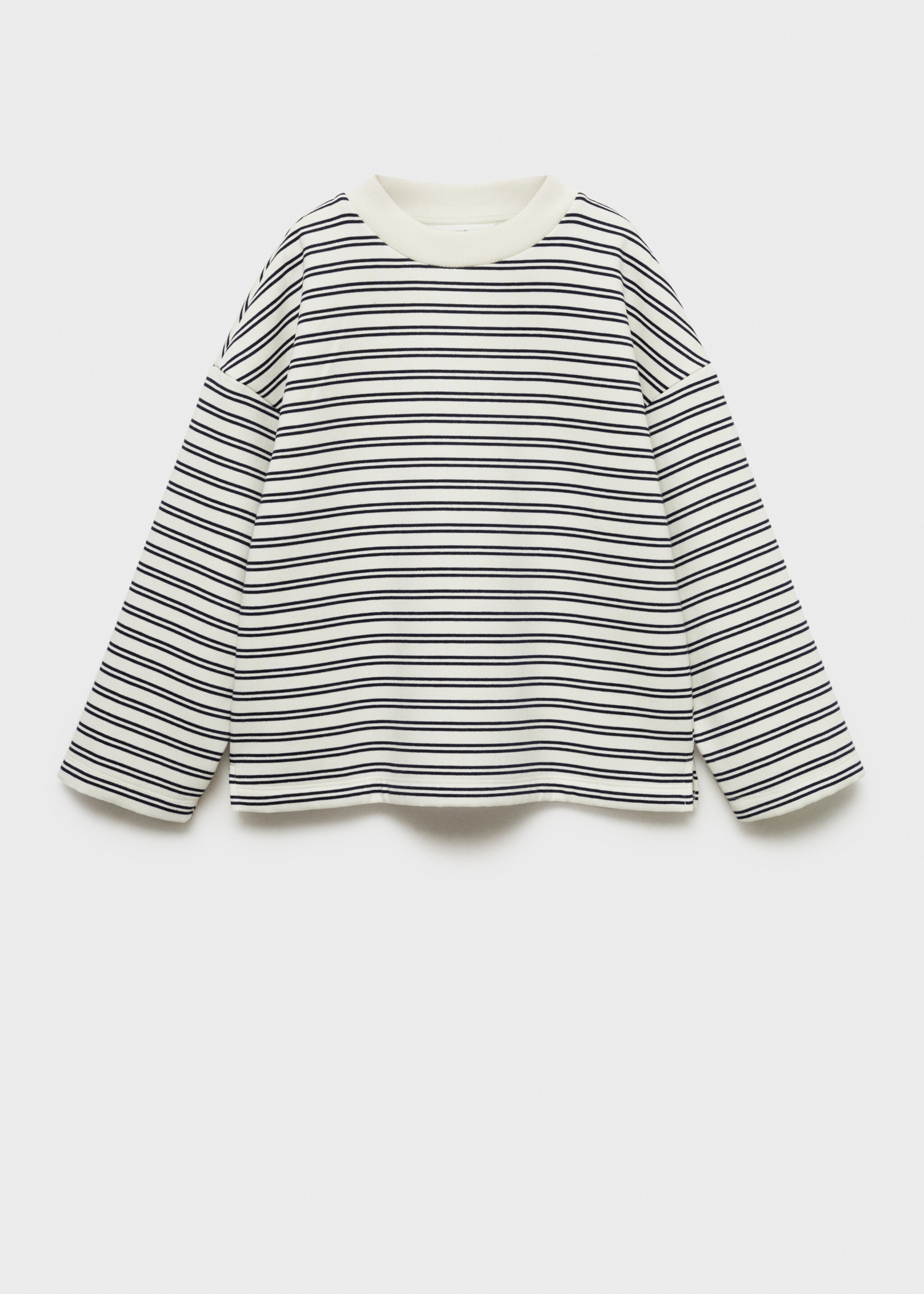 Gestreiftes Baumwoll-Sweatshirt - Artikel ohne Model