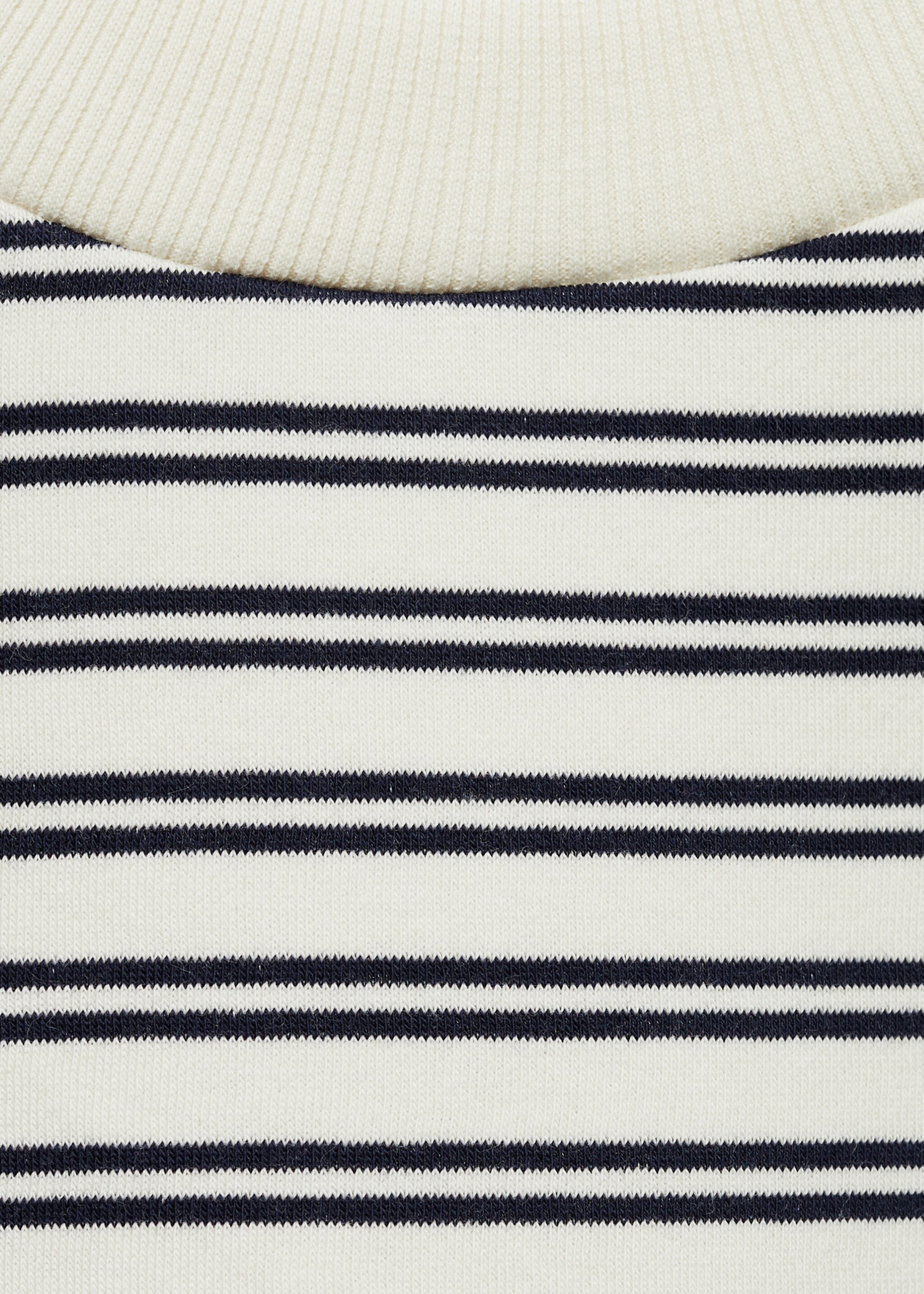 Gestreiftes Baumwoll-Sweatshirt - Detail des Artikels 8