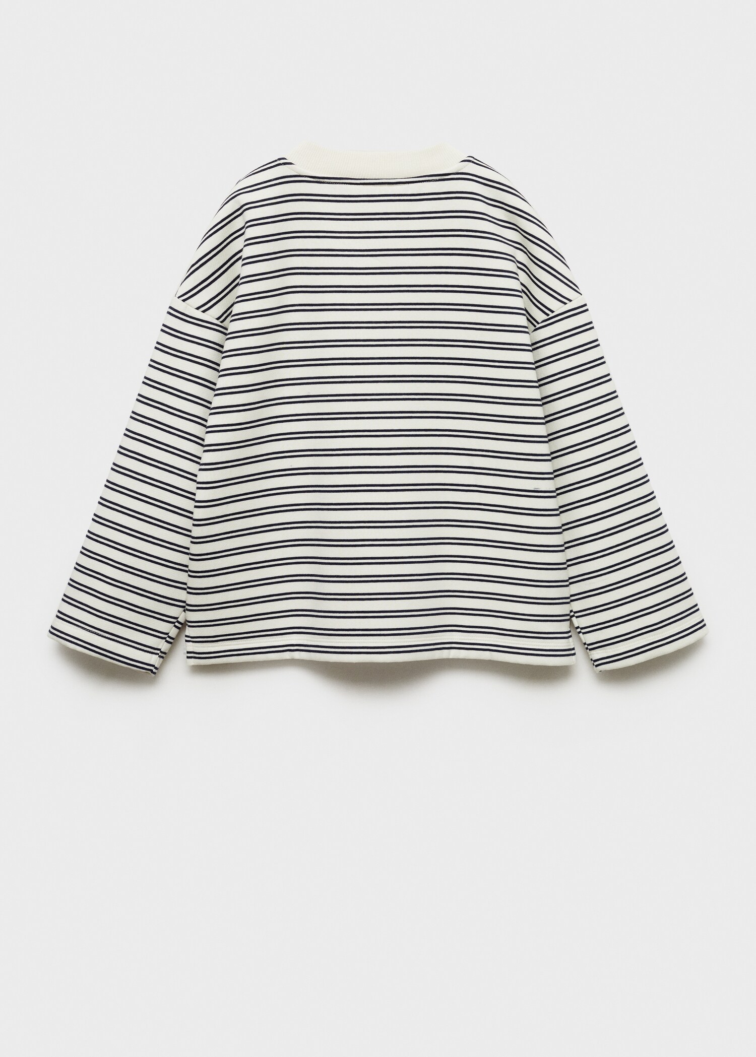 Felpa cotone righe - Retro dell'articolo