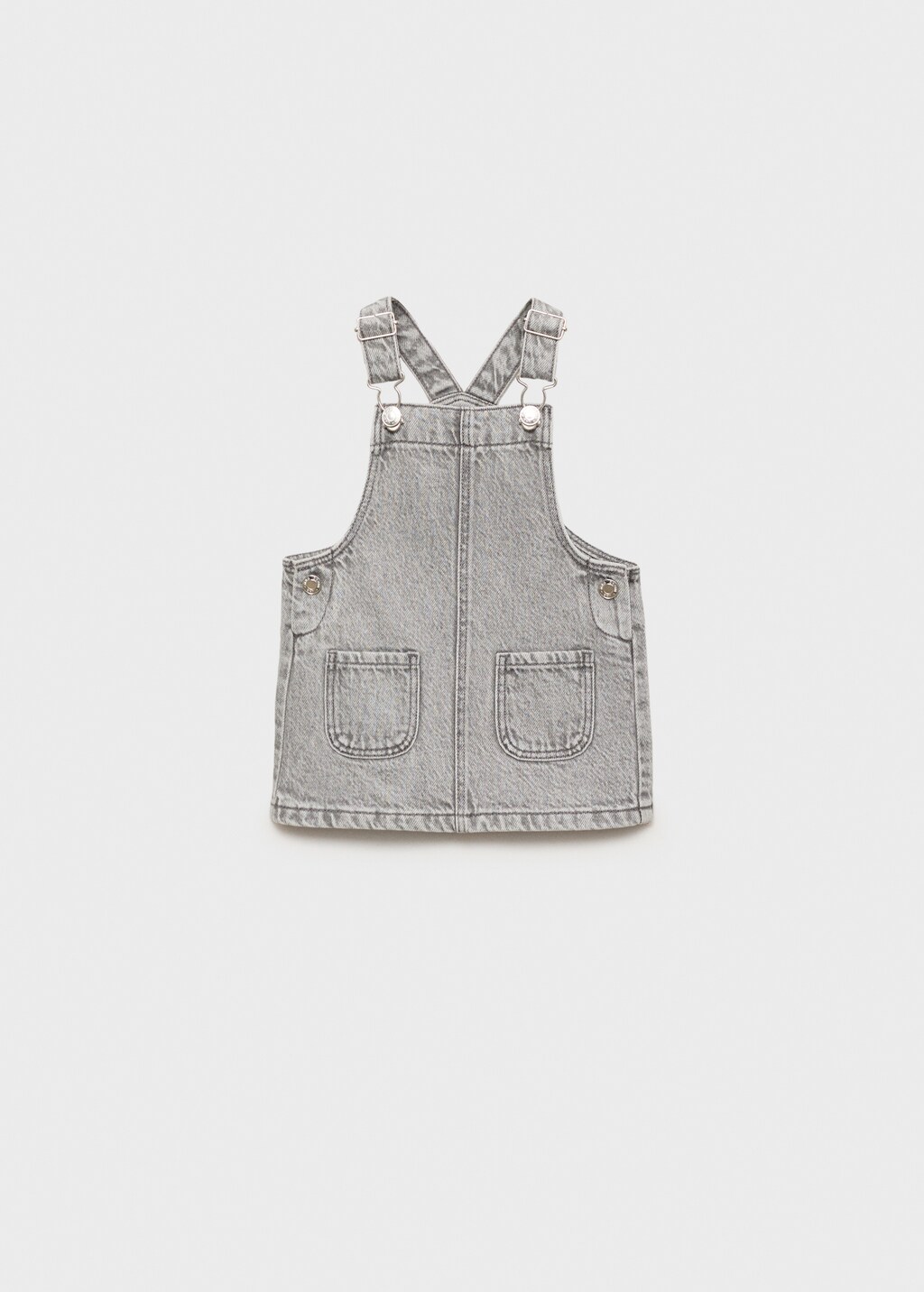 Short denim pinafore - Kids | MANGO USA