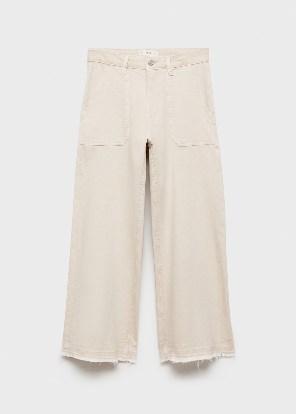 Culotte jeans with pockets