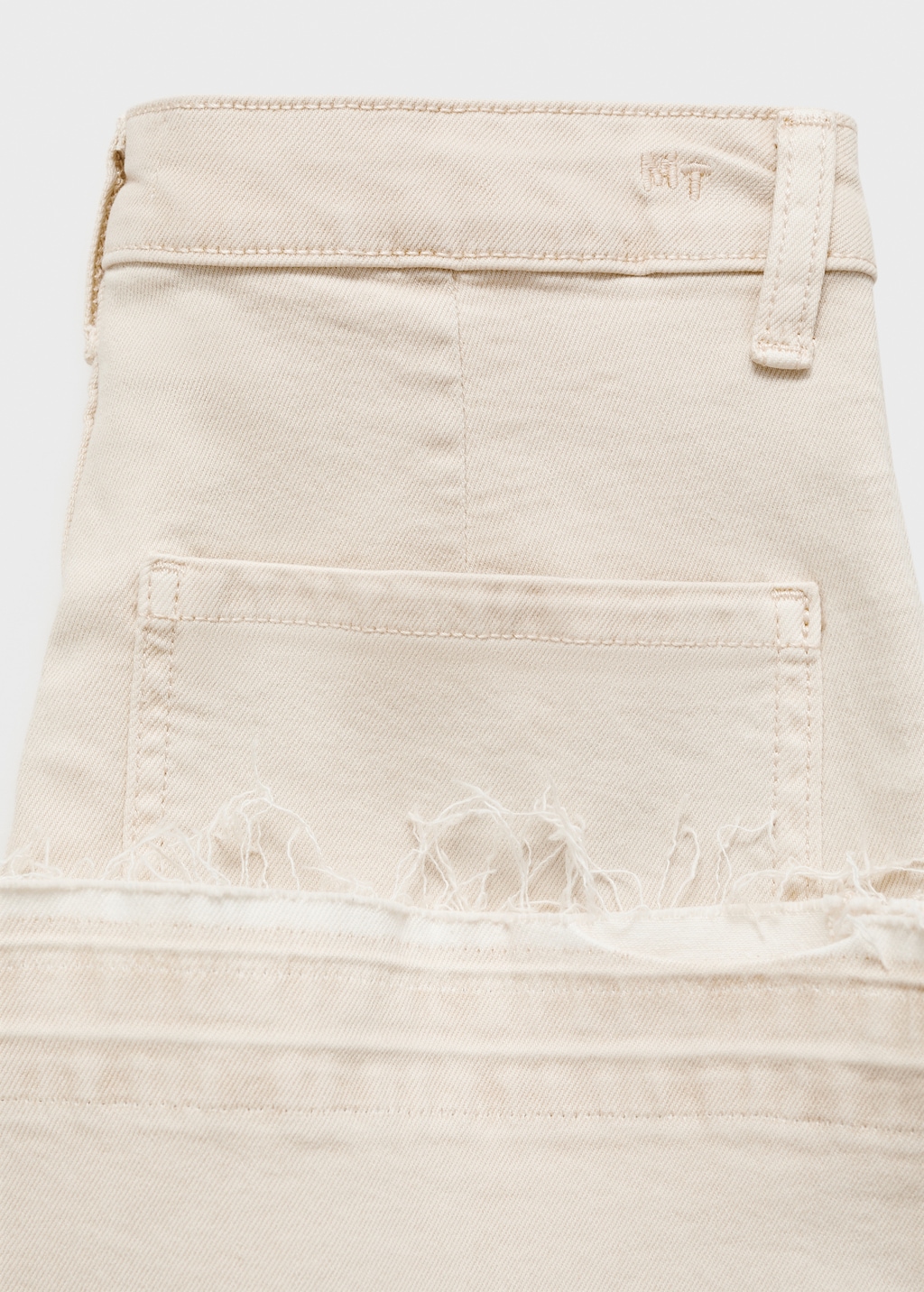 Culotte jeans with pockets