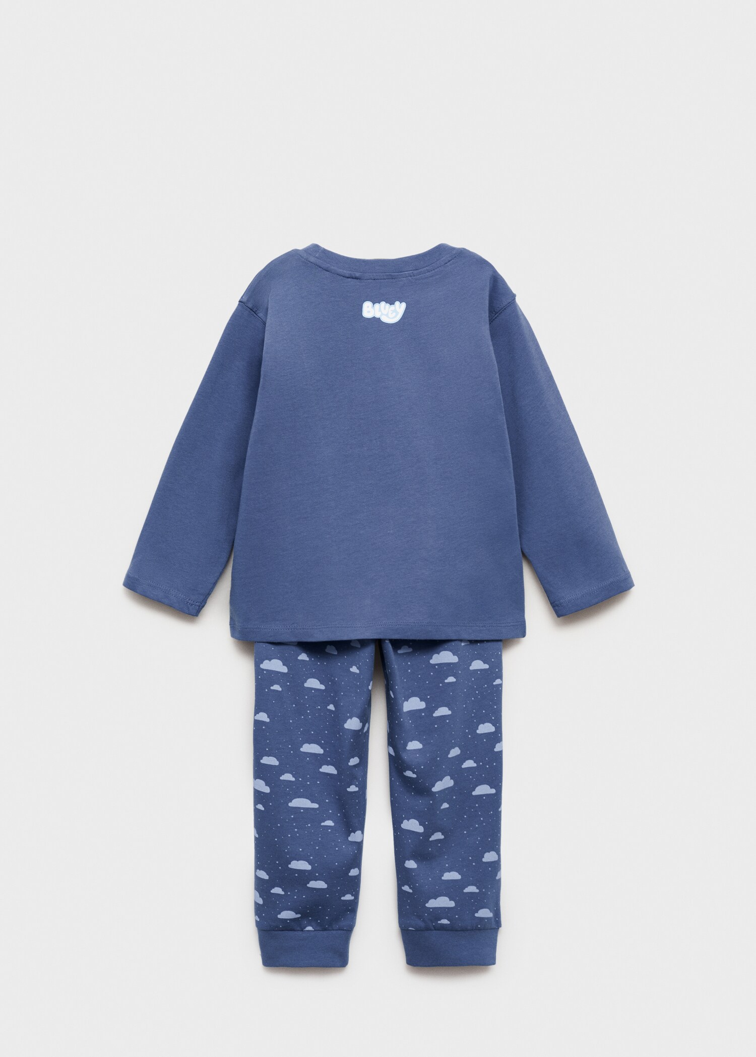 Bluey pyjamas - Reverse of the article