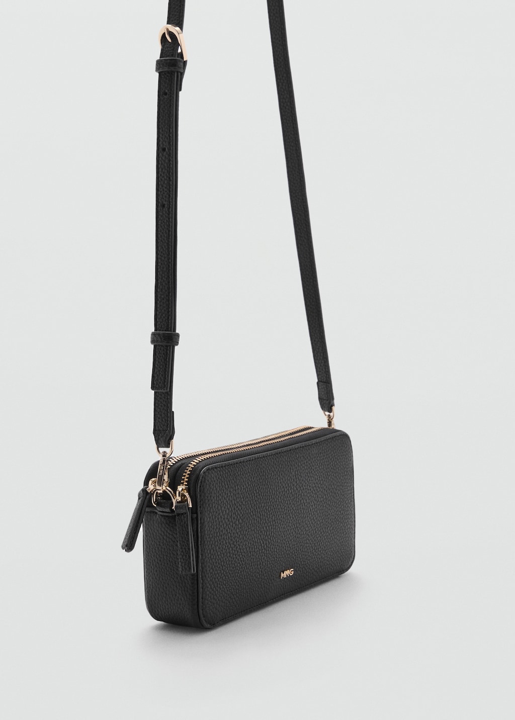 Shoulder bag with double zip - Women | MANGO USA Shoulder bag with double zip - Women | MANGO USA