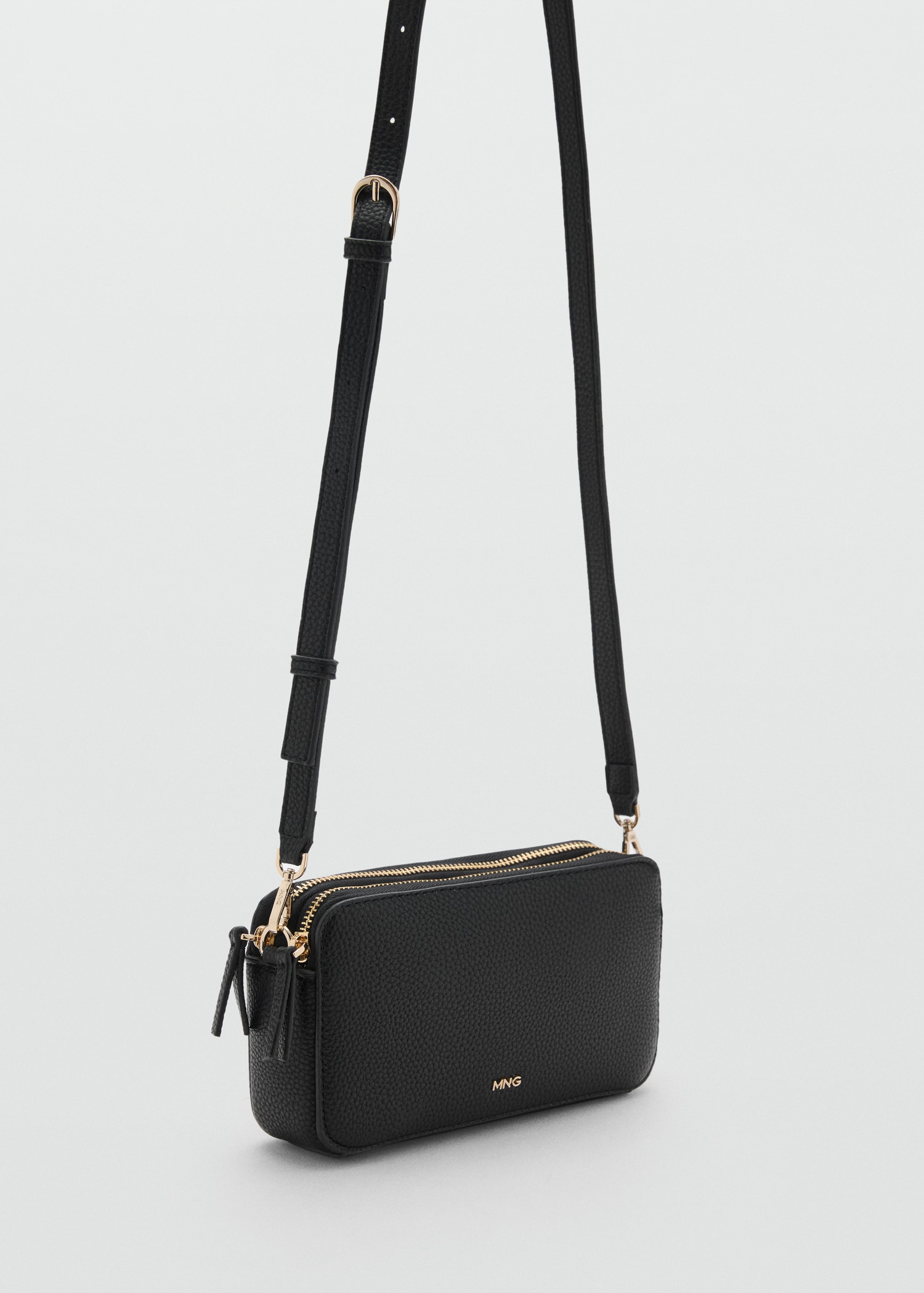 Bolso bandolera doble cremallera Mujer MNG Ecuador