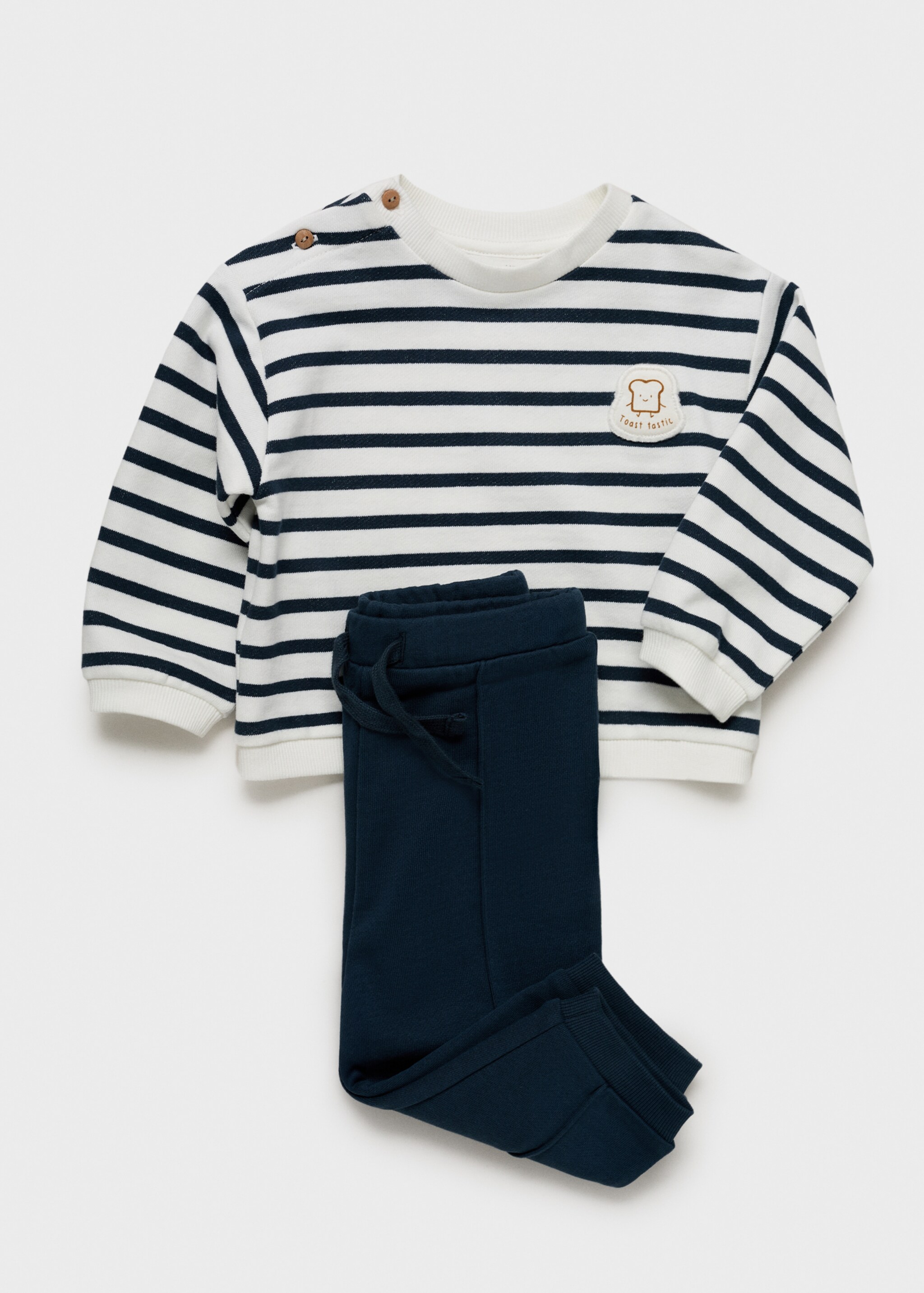 Knit jogger-style trousers - Details of the article 0