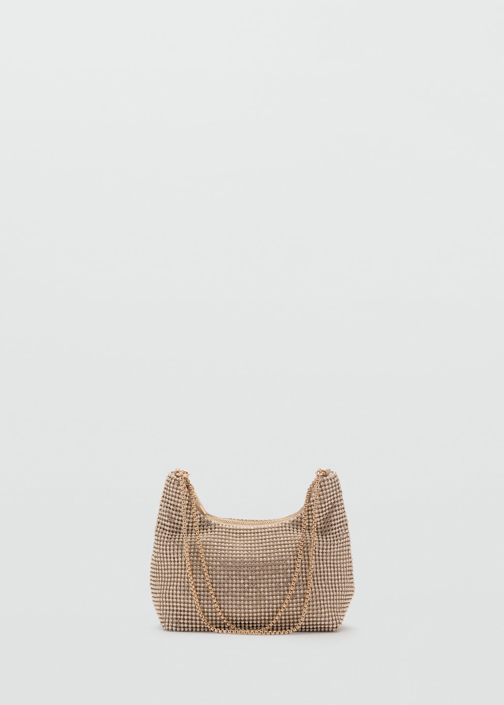 Double handle crystal bag