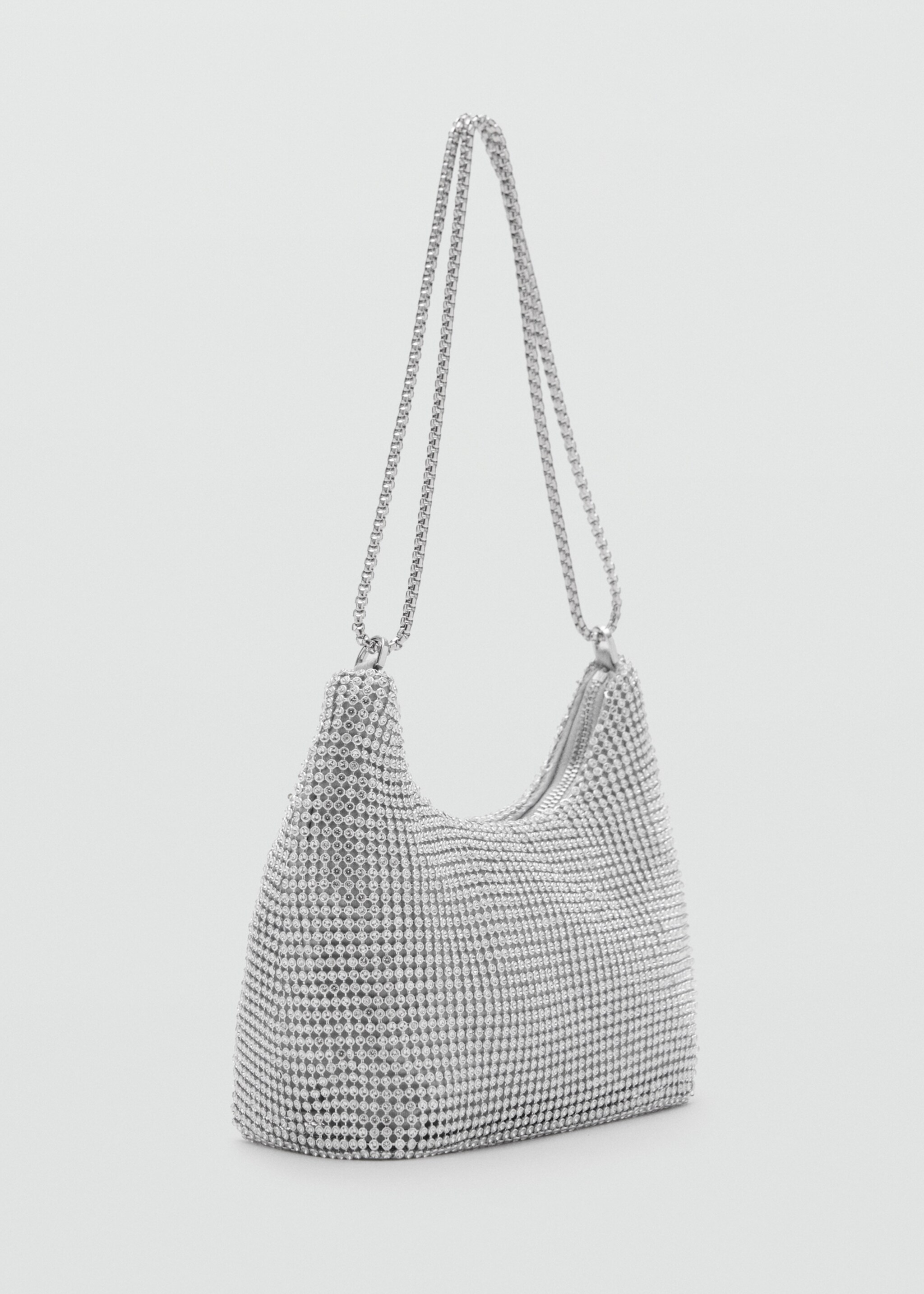 Double-handle crystal bag - Medium plane