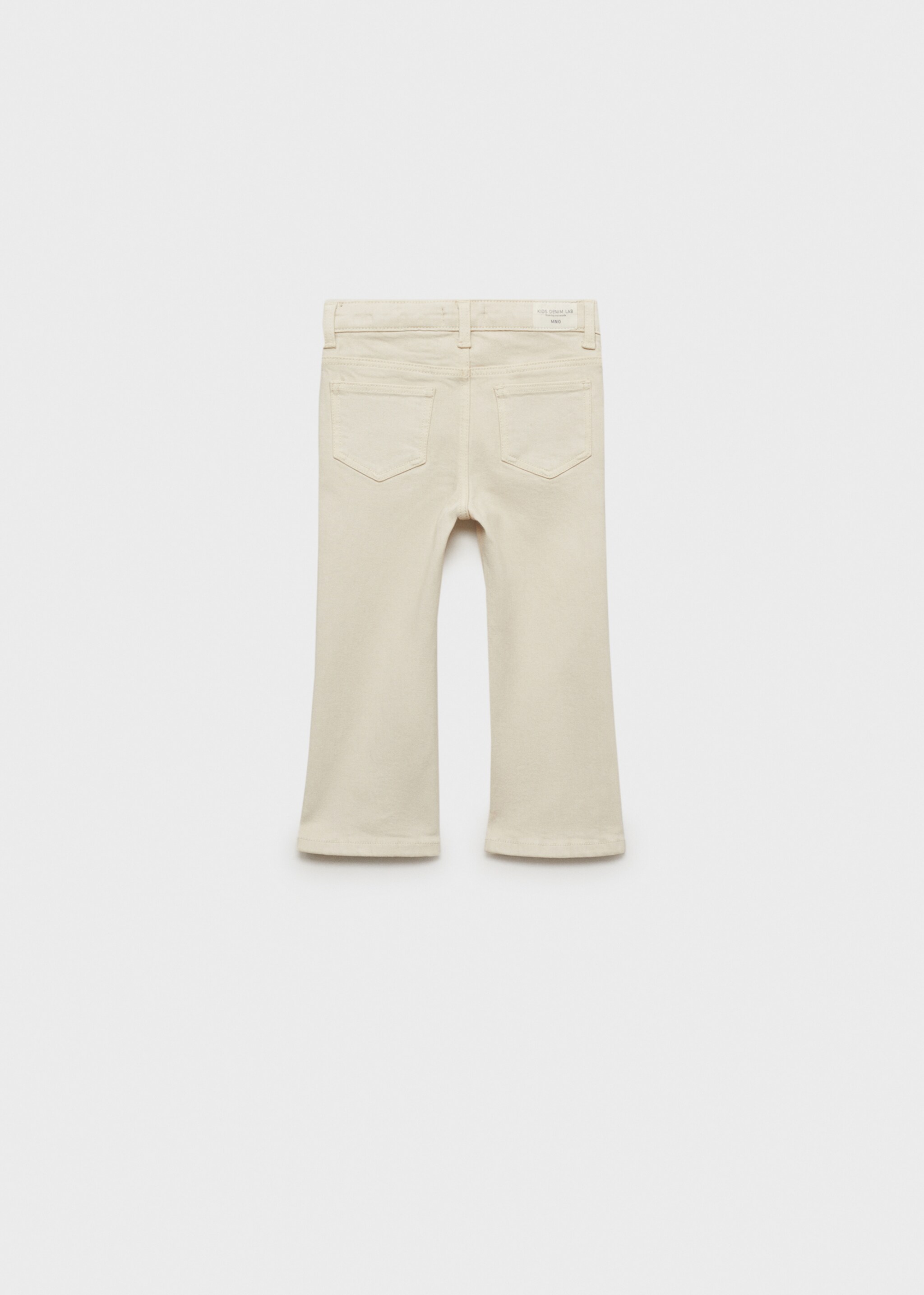 Utsvängda jeans fickor - Artikelns baksida