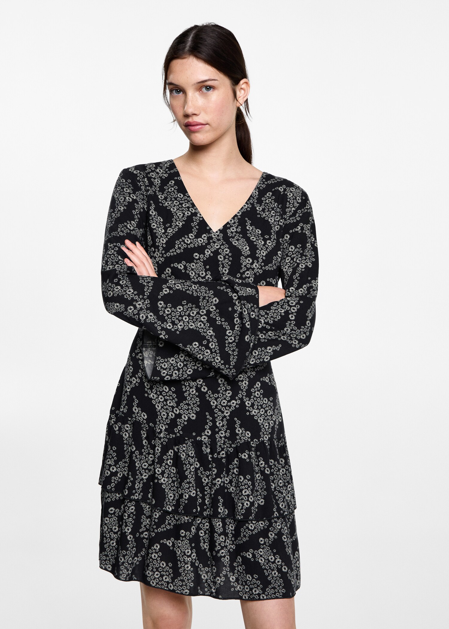Floral print dress - Medium plane