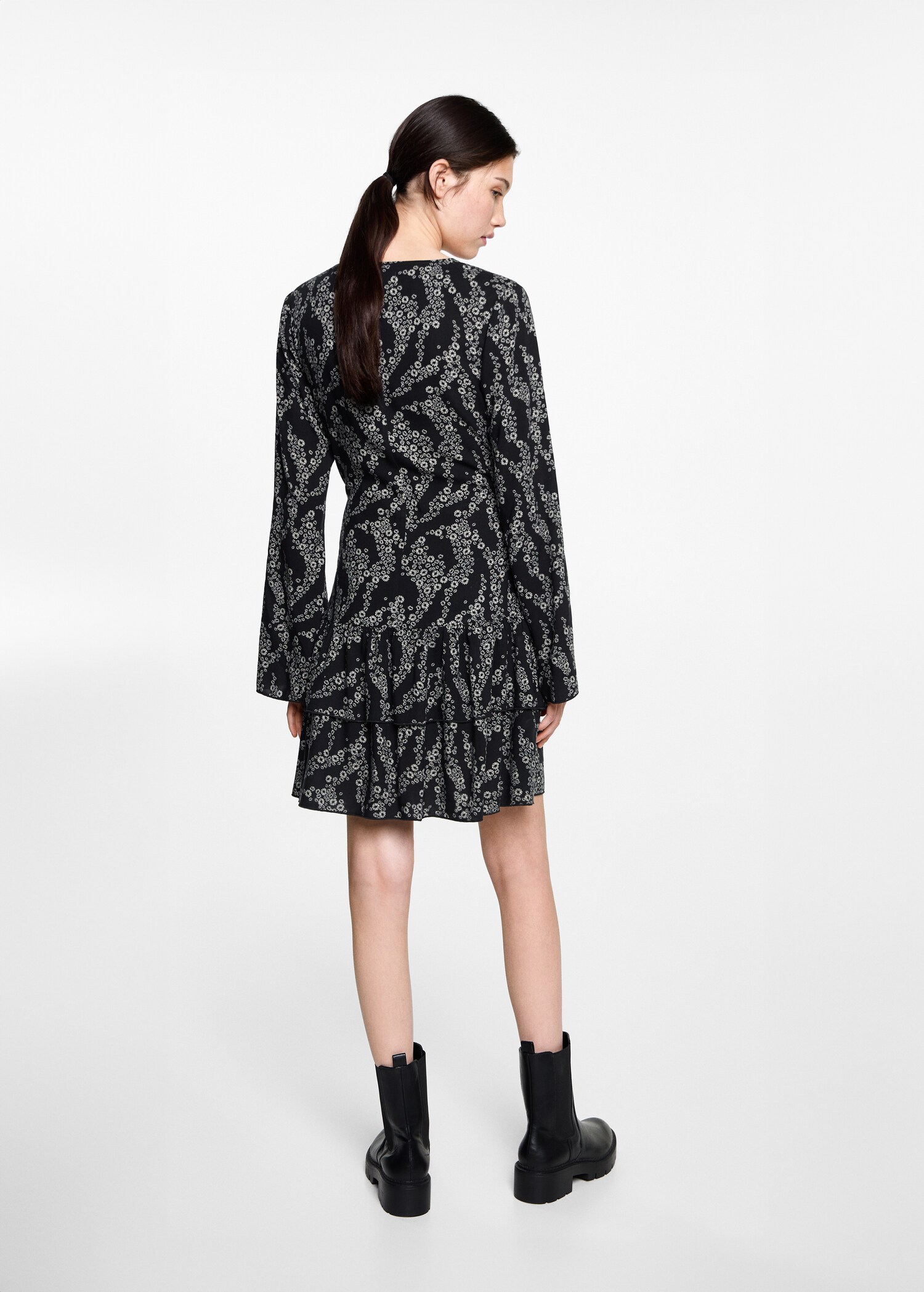 Floral print dress - Reverse of the article