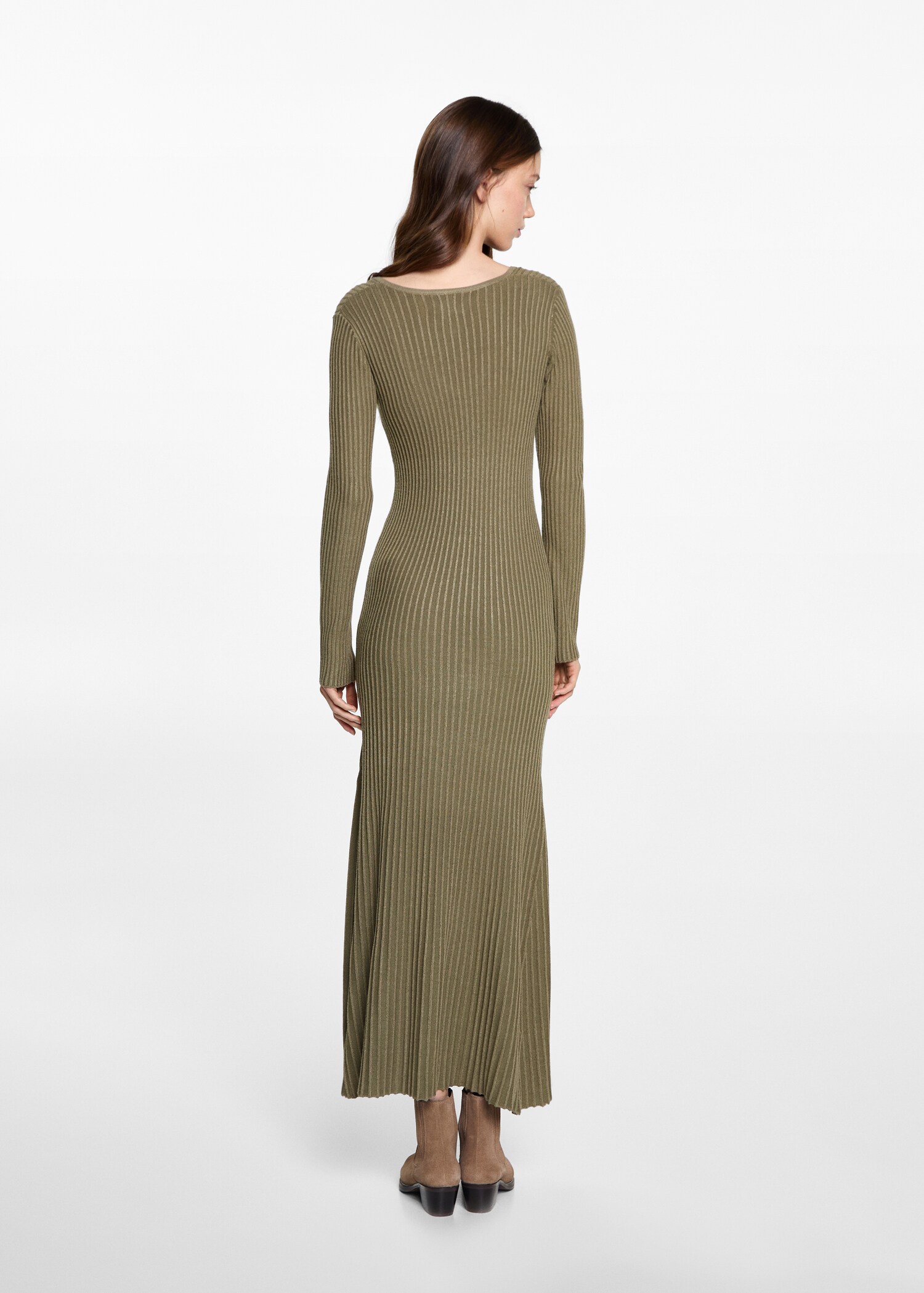 Langes A-Linien Kleid - Rückseite des Artikels