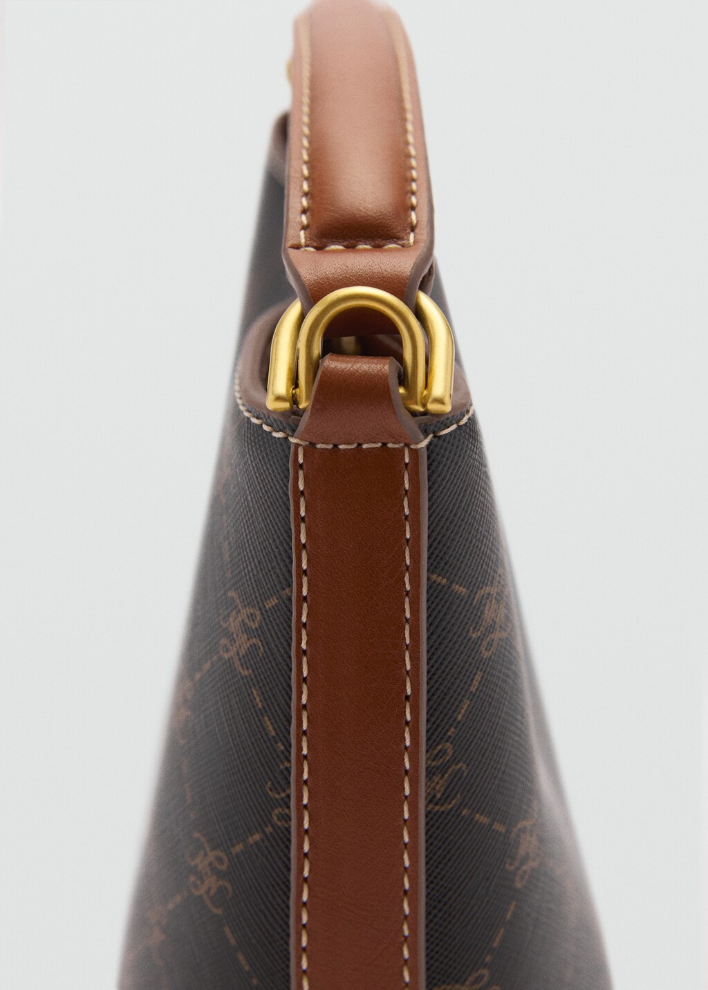 Mini shopper bag with printed logo Women MANGO Latvia